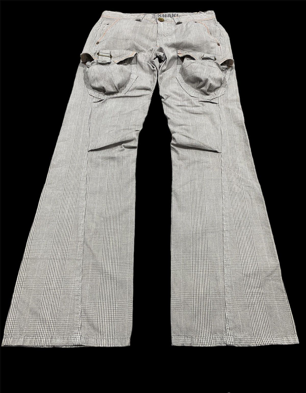 Japanese Brand Edwin 505 Flare Cargo Bushpant Bootcut pants Size US 32 / EU 48 - 6 Thumbnail