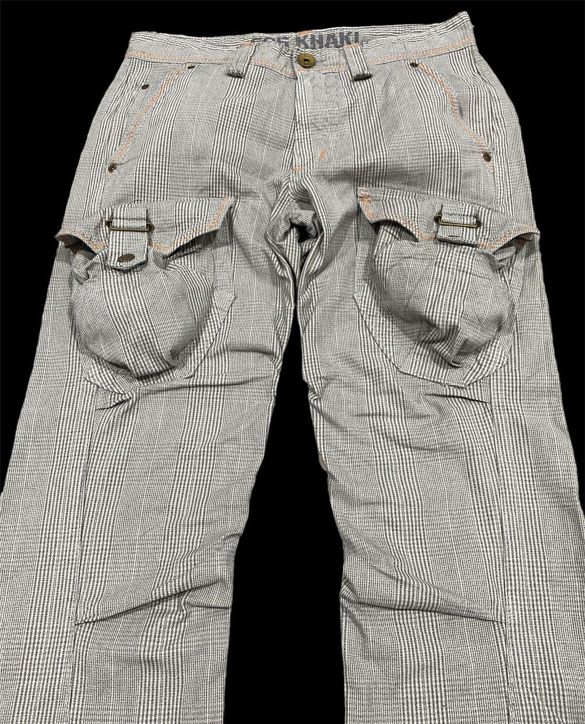 Japanese Brand Edwin 505 Flare Cargo Bushpant Bootcut pants Size US 32 / EU 48 - 4 Thumbnail