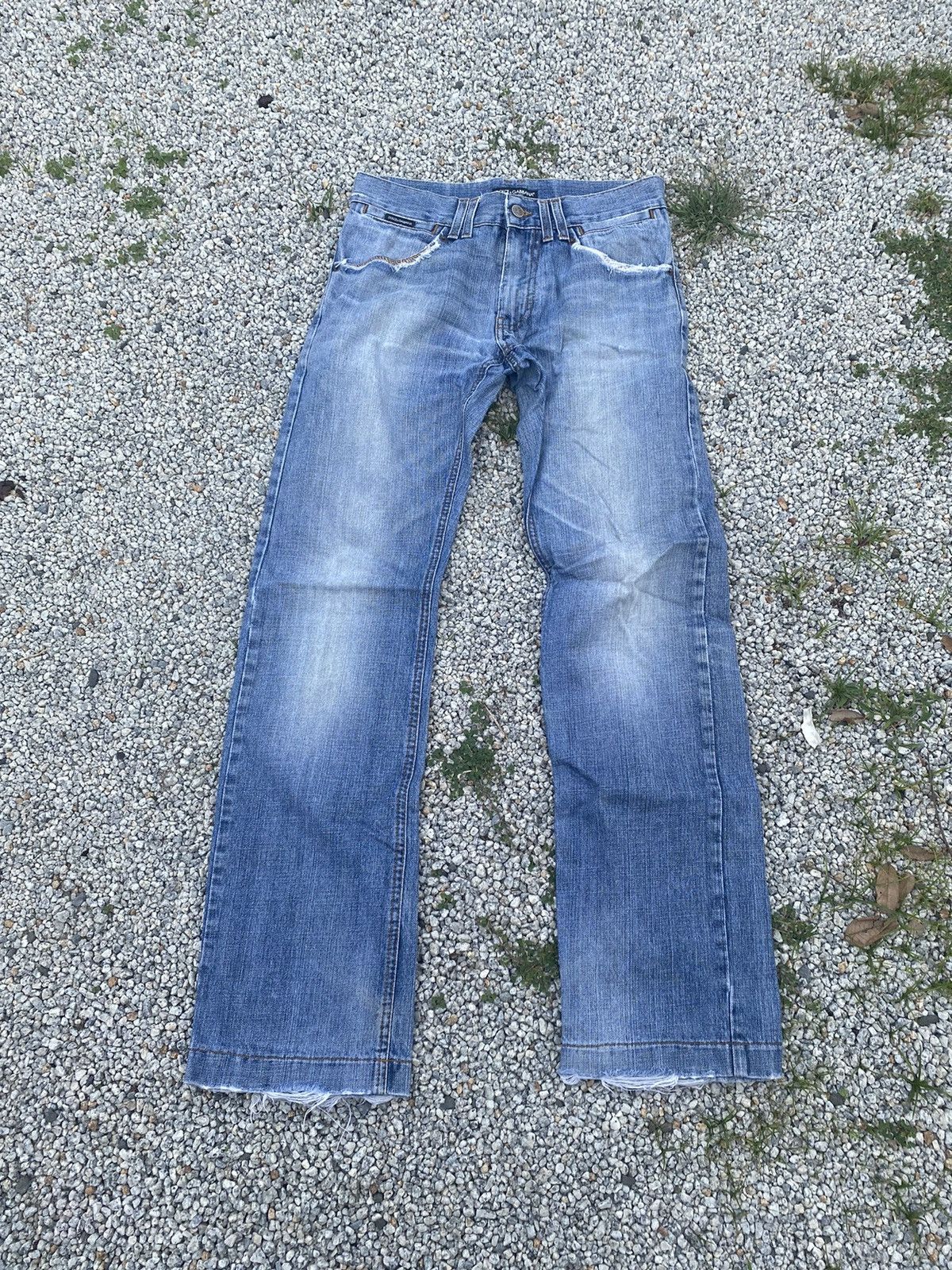 Dolce & Gabbana Dolce & Gabbana Distressed Jeans Size US 32 / EU 48 - 1 Thumbnail