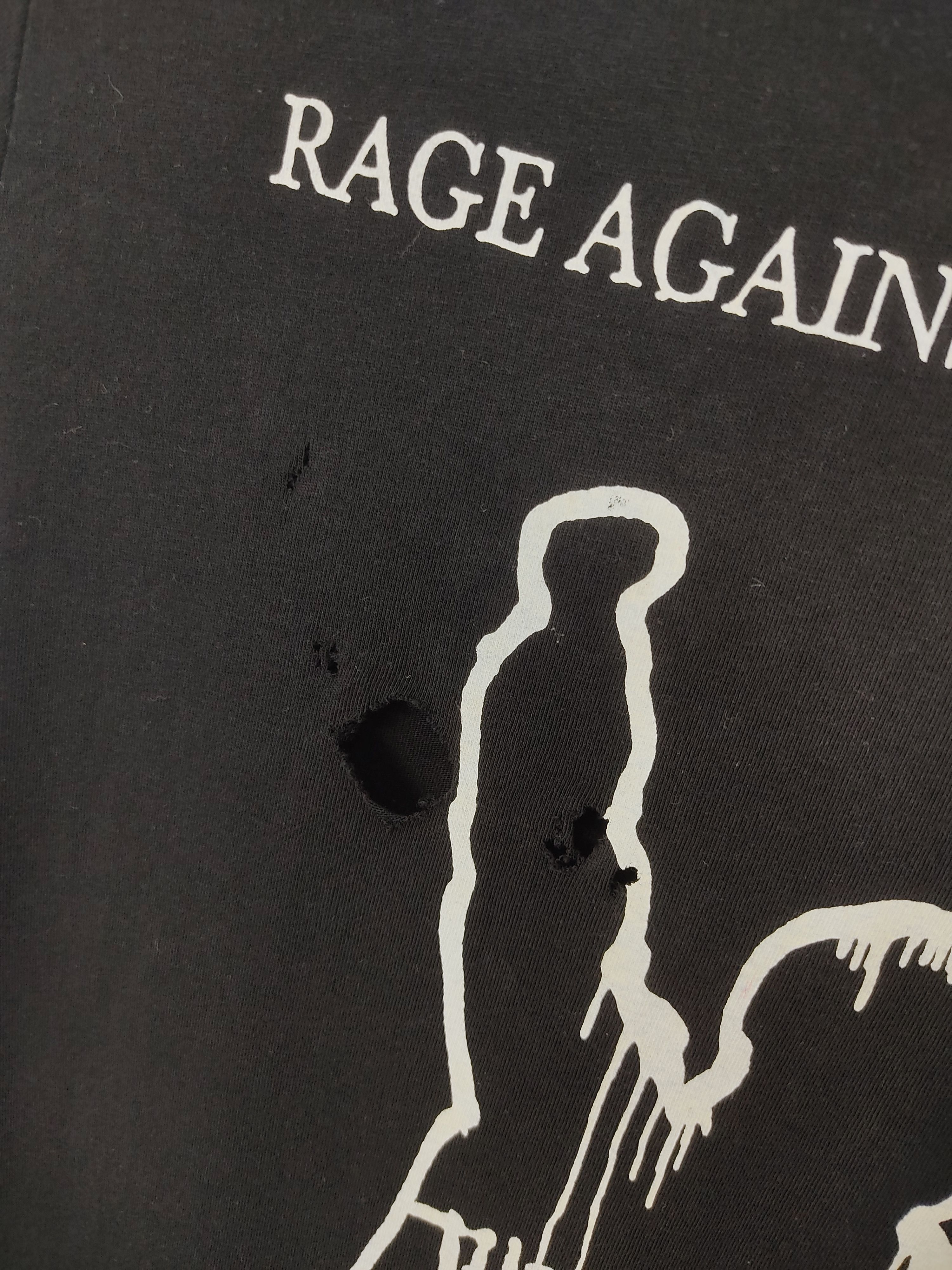 Band Tees Rage Against The Machine Distress T-Shirt Size US S / EU 44-46 / 1 - 5 Thumbnail