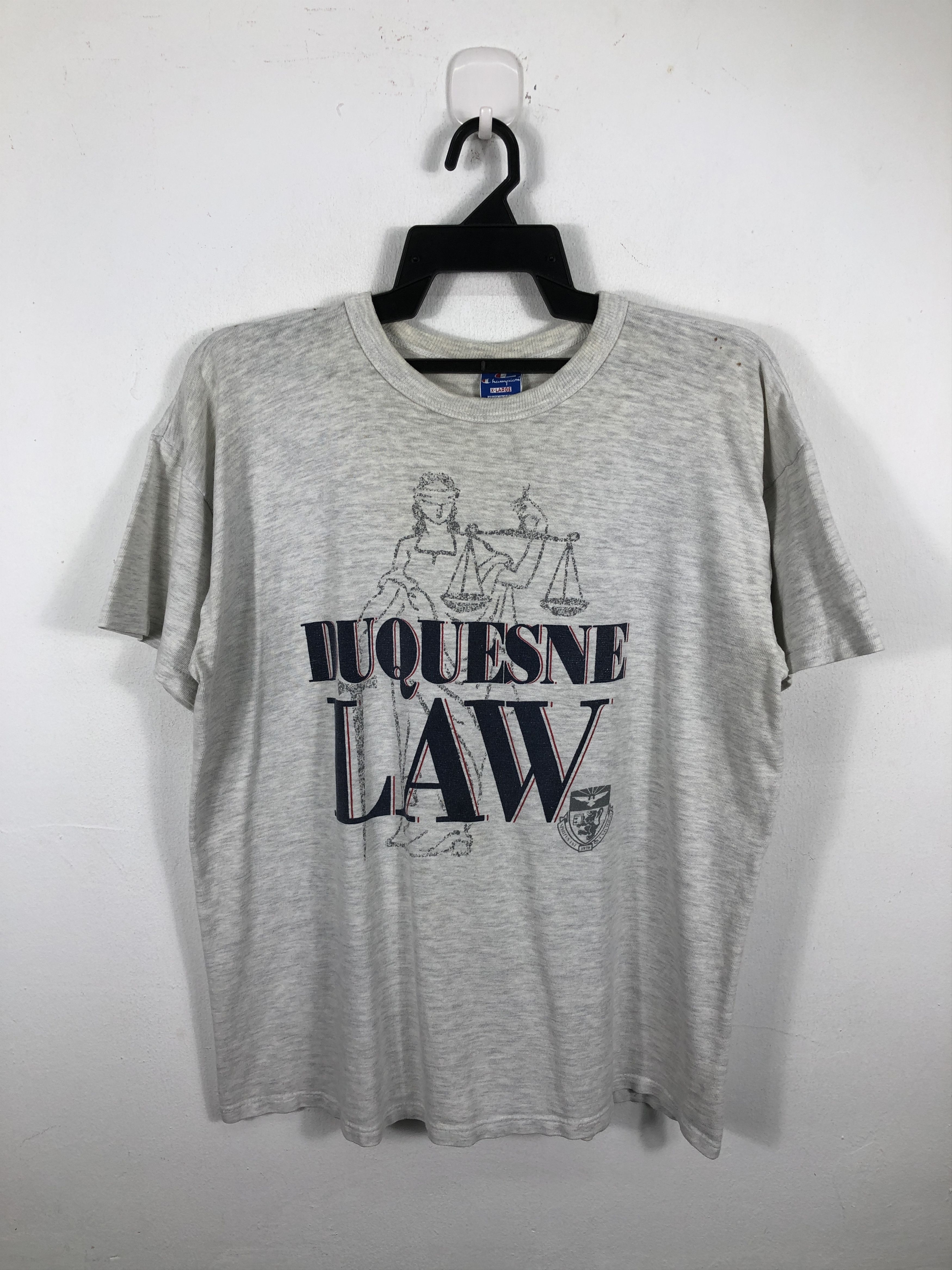 Vintage Champion Duquesne Law School T-Shirt