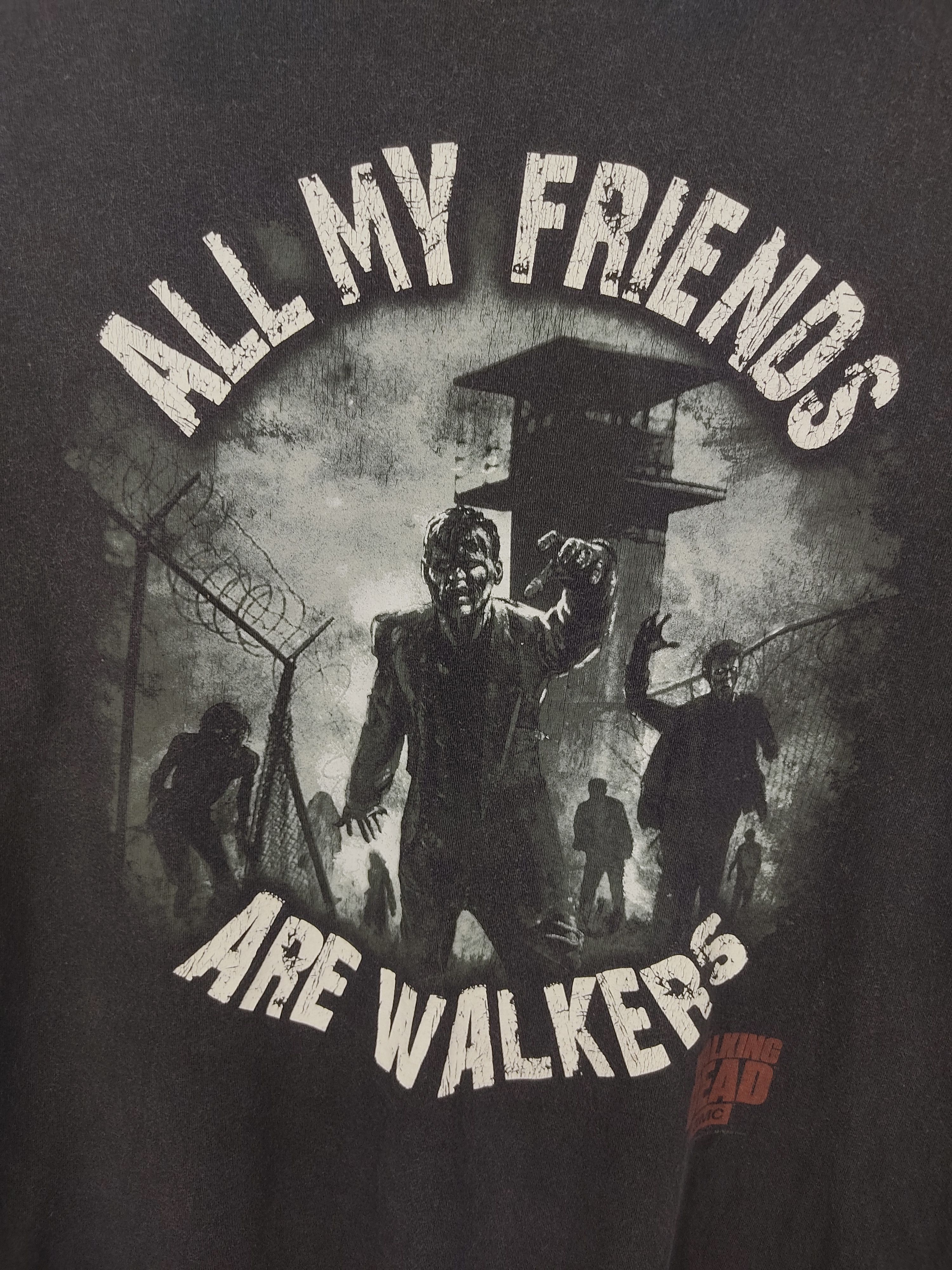 Vintage Vintage Y2K The Walking Dead Series T-Shirt Size US XL / EU 56 / 4 - 4 Thumbnail