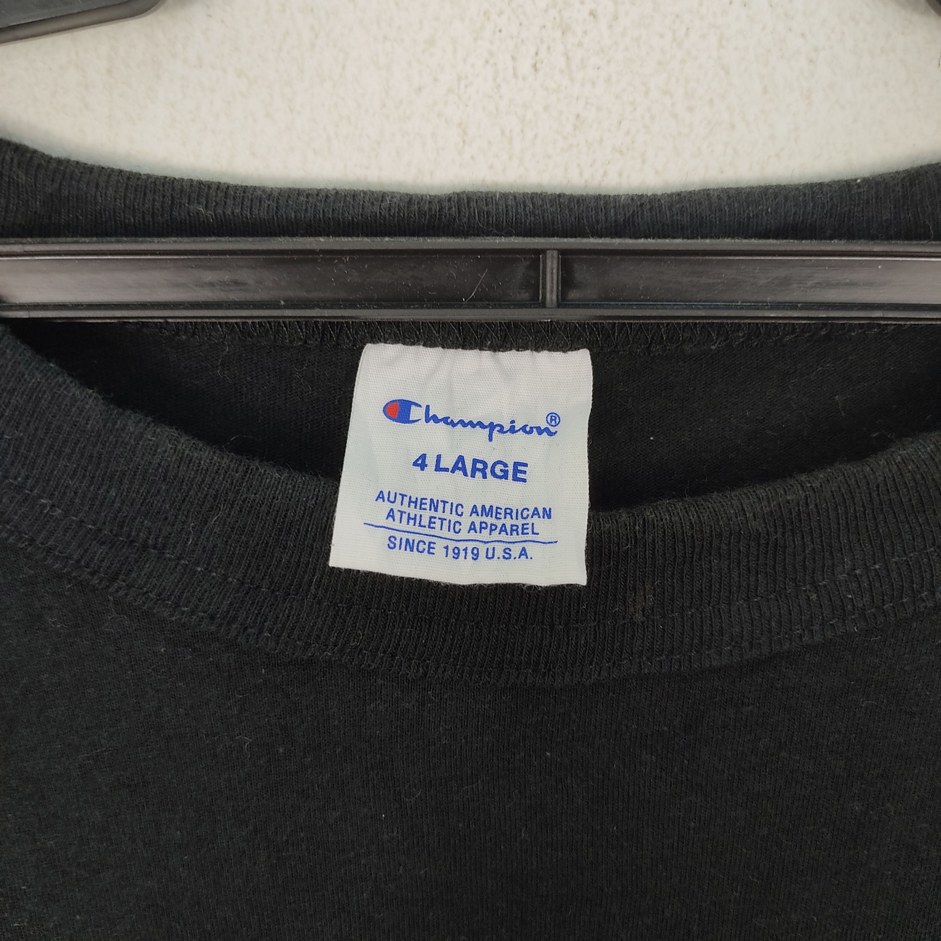 Champion × Vintage Champion Spell Out Oversized T-Shirt Size US XXL / EU 58 / 5 - 7 Thumbnail