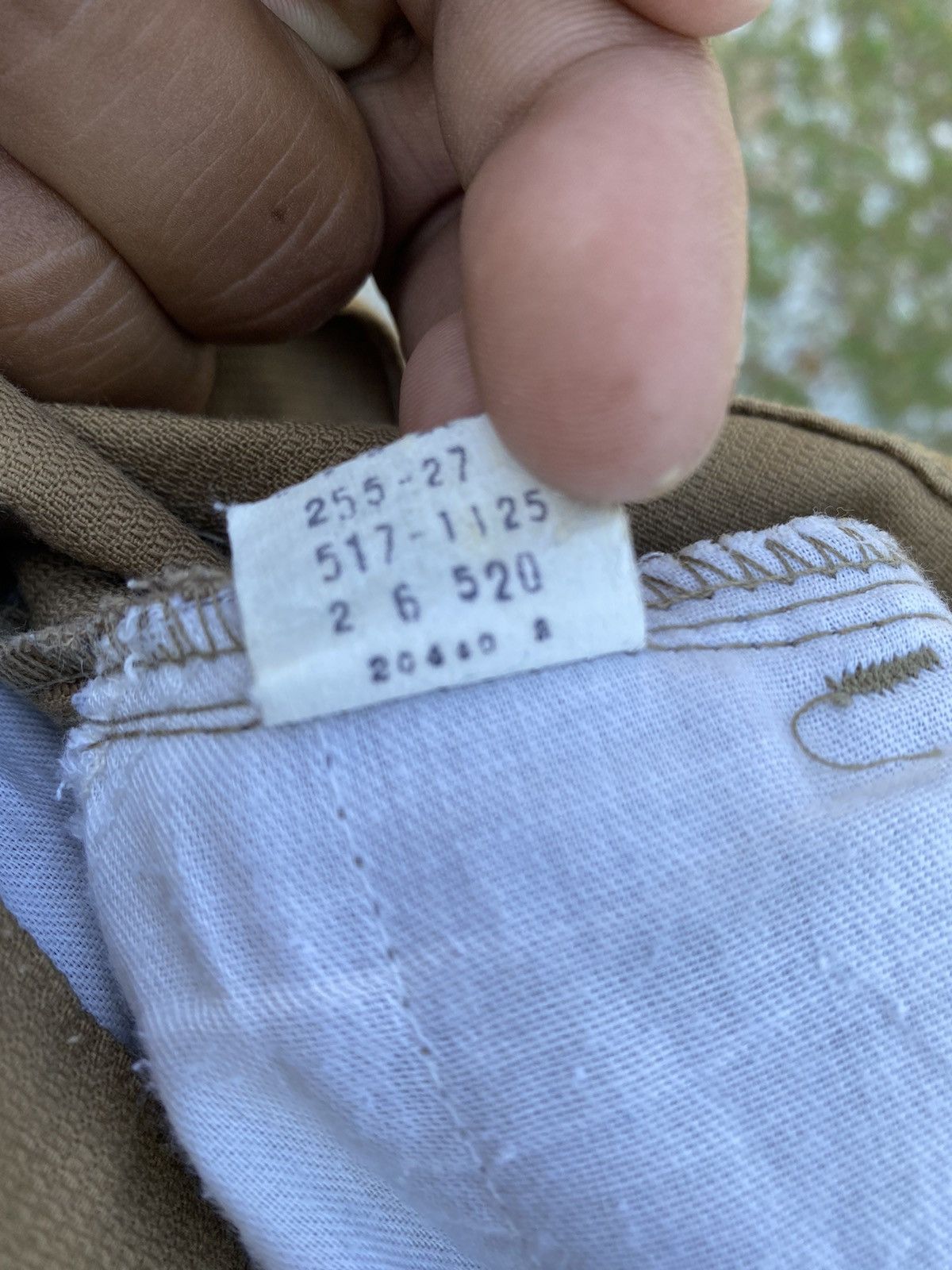 Levi's Circa 1970s Levis Sta-prest No Iron Pants Beige Polyester Size US 31 - 4 Thumbnail