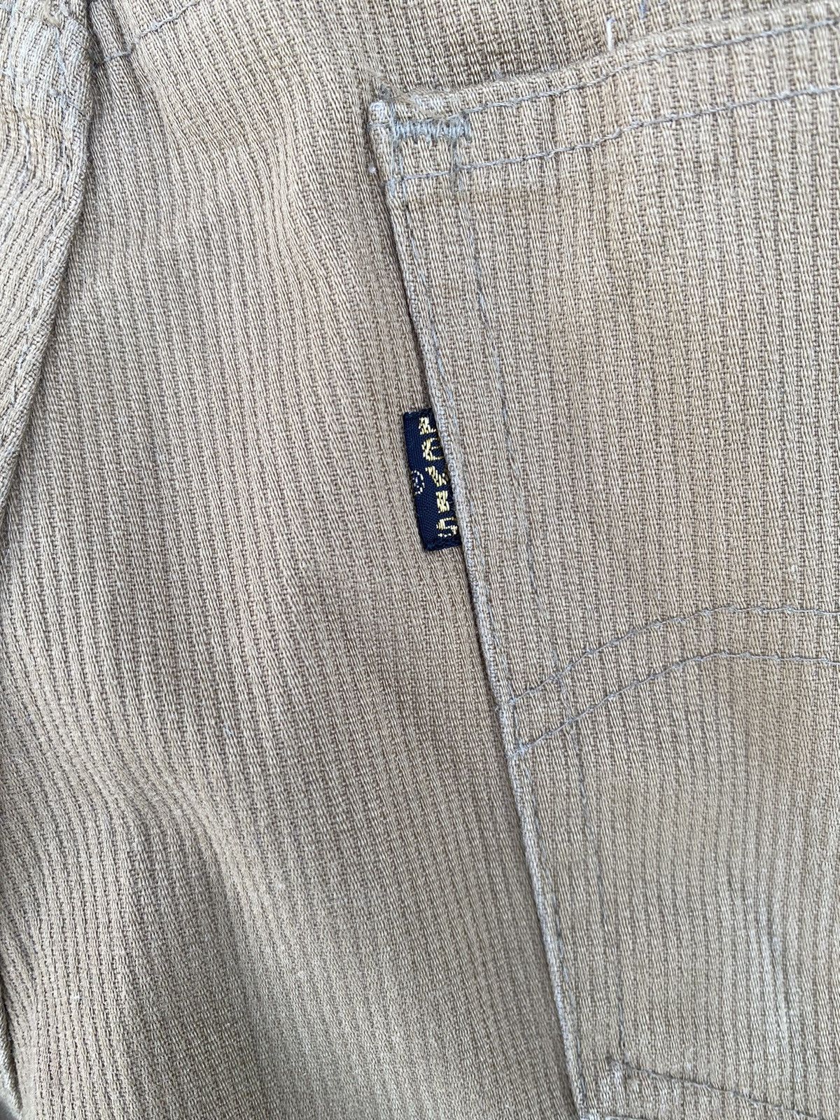 Levi's Circa 1970s Levis Sta-prest No Iron Pants Beige Polyester Size US 31 - 11 Thumbnail