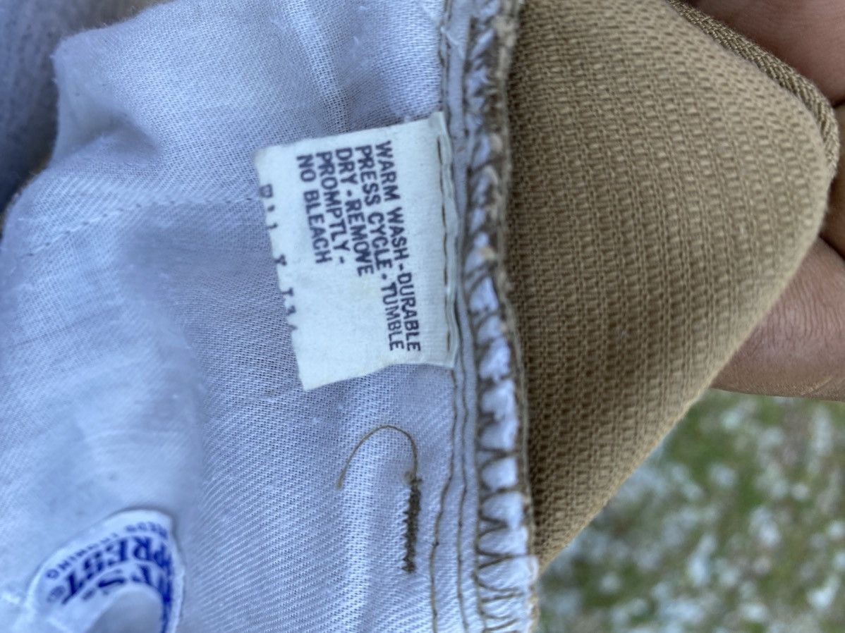Levi's Circa 1970s Levis Sta-prest No Iron Pants Beige Polyester Size US 31 - 5 Thumbnail