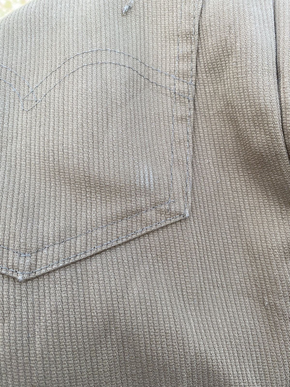 Levi's Circa 1970s Levis Sta-prest No Iron Pants Beige Polyester Size US 31 - 12 Thumbnail