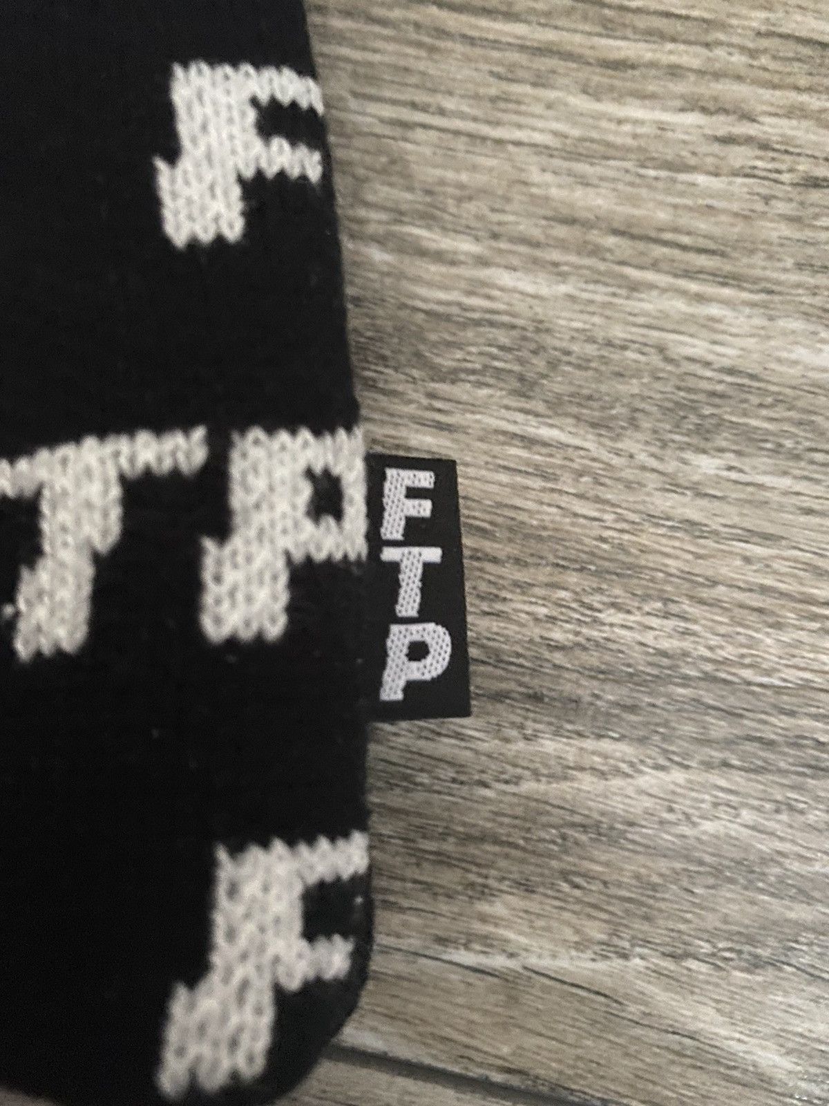 Fuck The Population FTP Allover Logo Beanie Black OS Size ONE SIZE - 3 Thumbnail