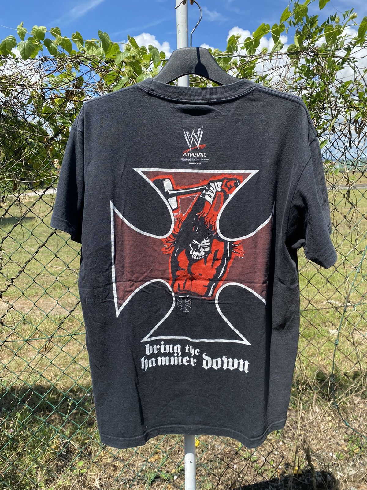 Vintage × WWE 2005 Triple H - Bring The Hammer Down T-shirt Size US L / EU 52-54 / 3 - 2 Thumbnail