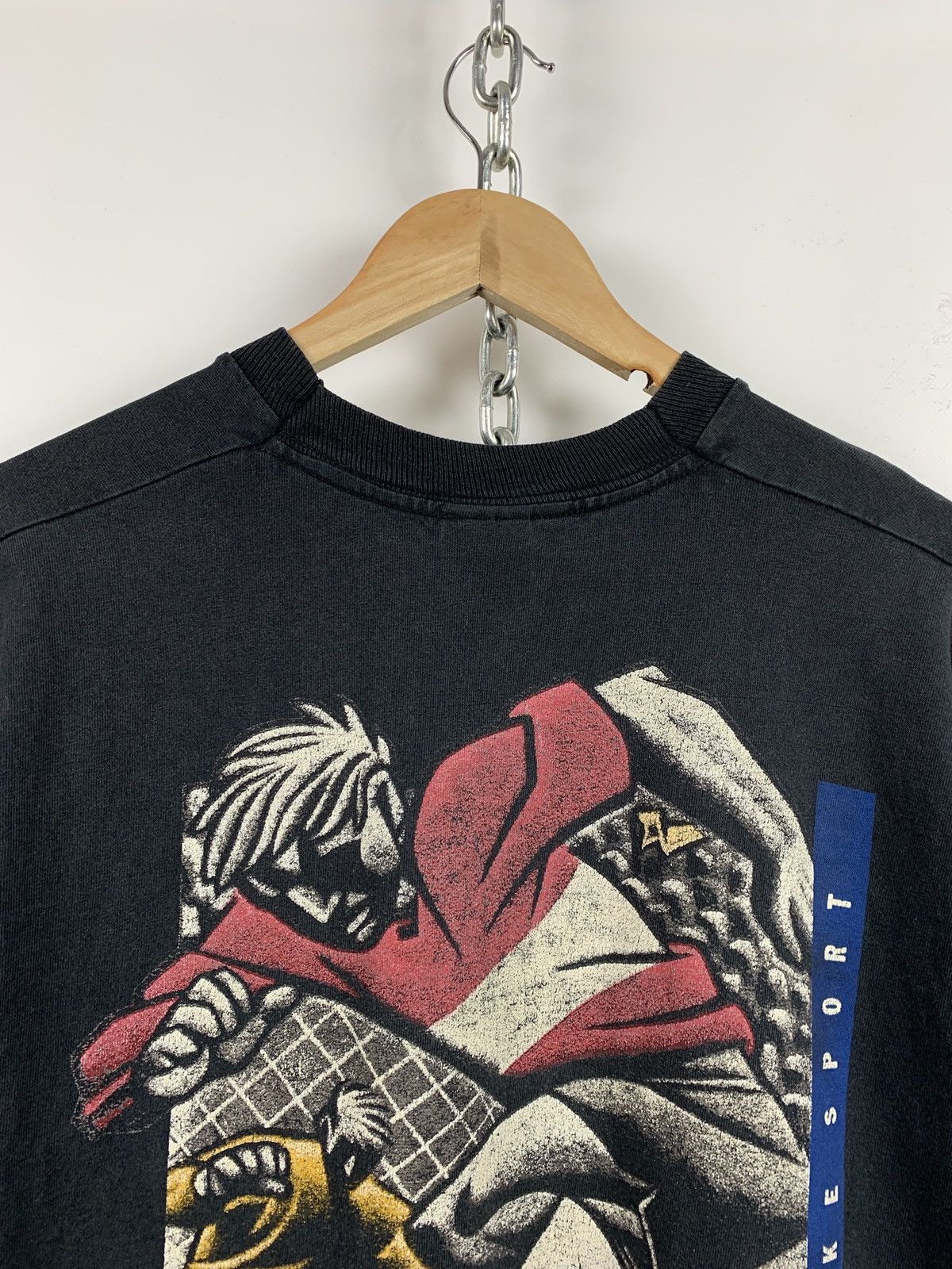 Nike 90s Vintage Nike Authentic Sport Football Single Stitch Tee Size US M / EU 48-50 / 2 - 6 Thumbnail