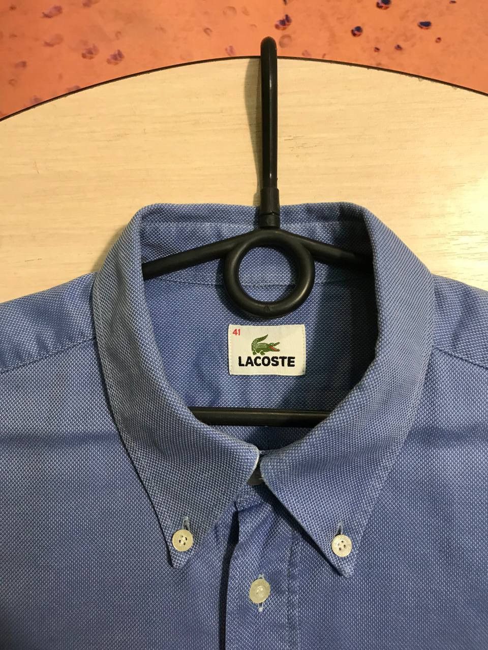 Lacoste × Vintage Lacoste luxury vintage streetwear shirt Size US L / EU 52-54 / 3 - 4 Thumbnail