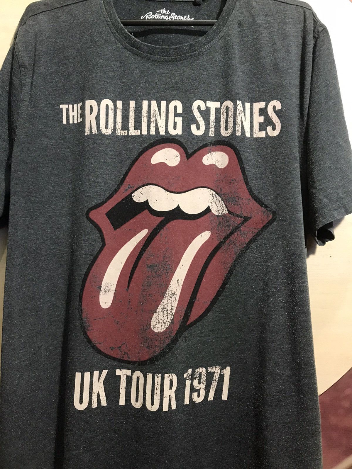 Band Tees × The Rolling Stones × Vintage Vintage The Rolling Stones band rock tee Size US XL / EU 56 / 4 - 3 Thumbnail