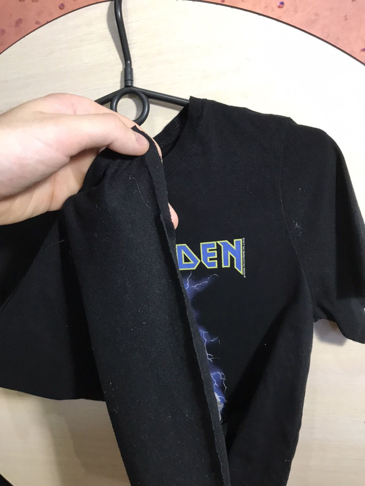 Band Tees × Iron Maiden × Vintage Vintage Iron maiden band rock tee Size US S / EU 44-46 / 1 - 7 Thumbnail