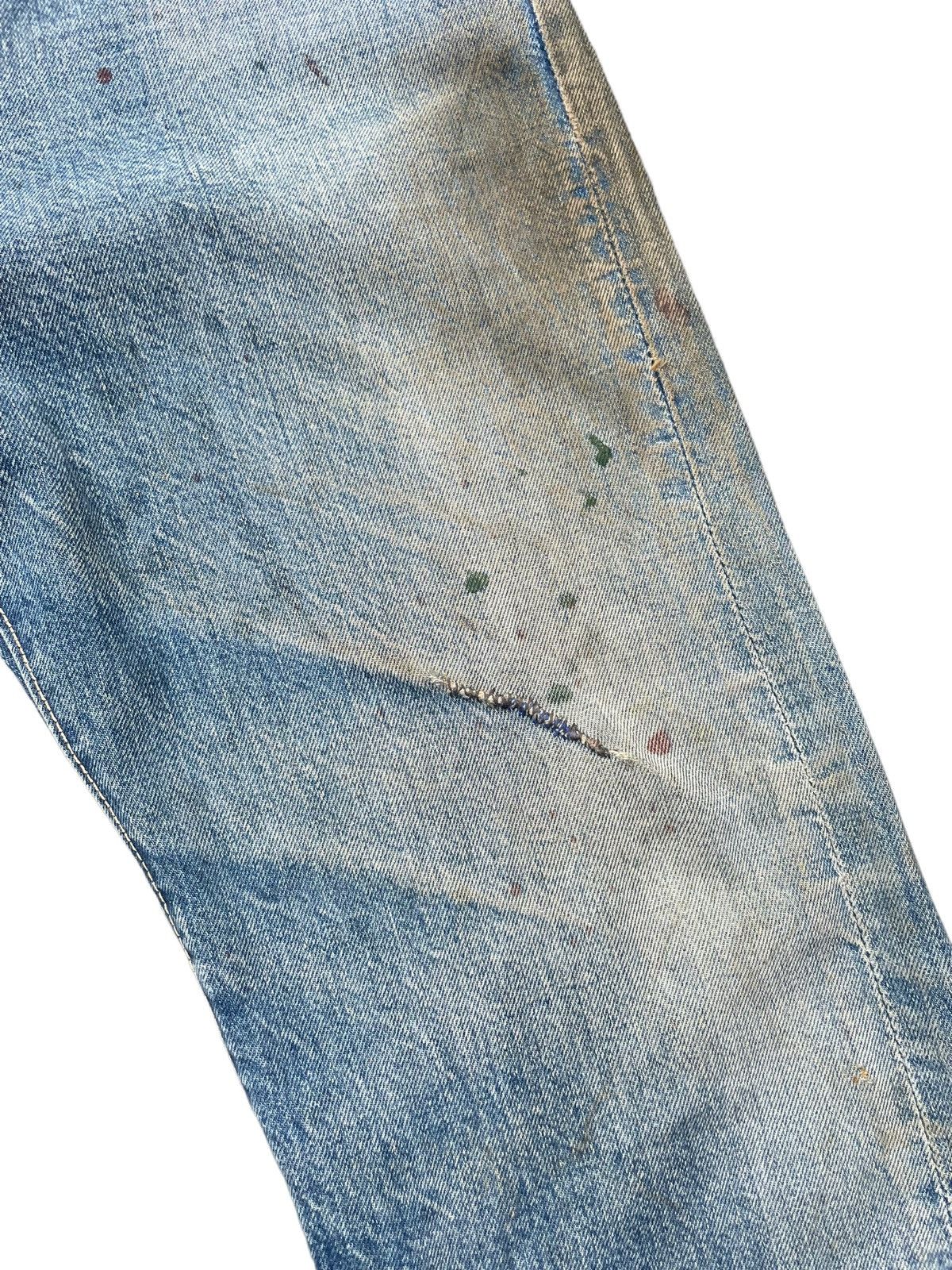 Big John Vintage Big John Half Selvedge Distresed Denim Size US 34 / EU 50 - 4 Thumbnail