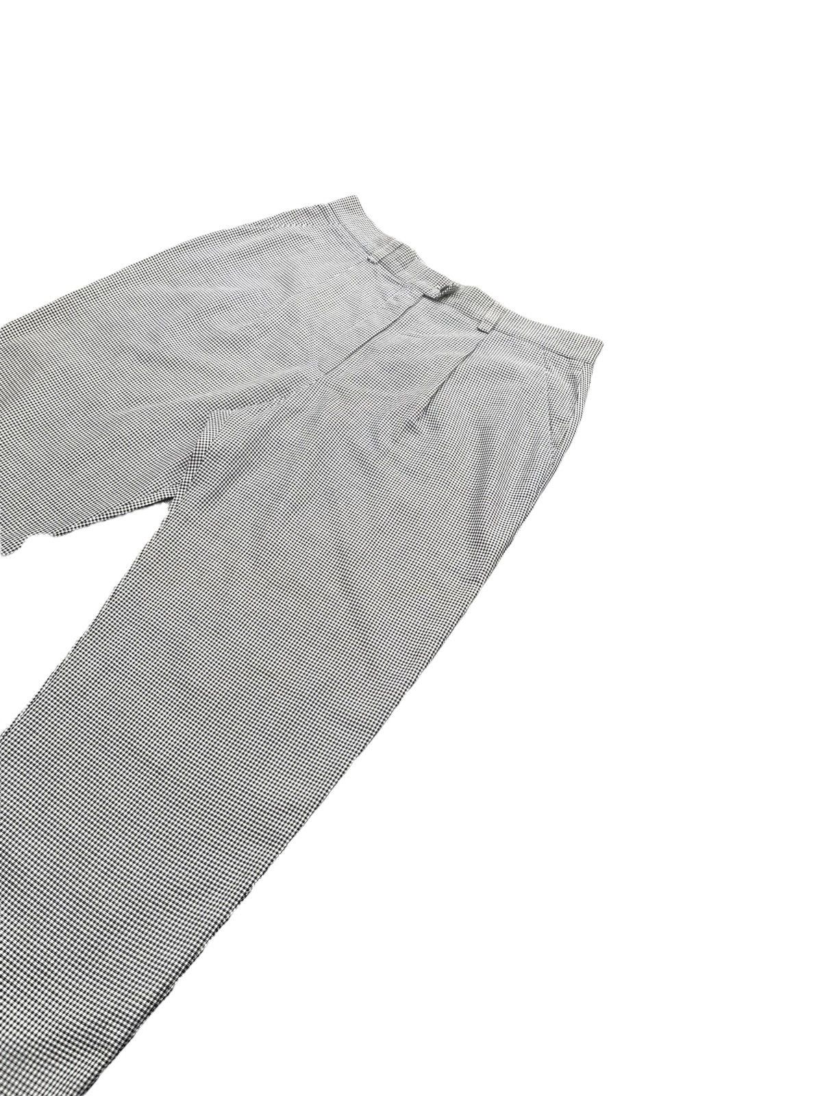 Designer Escada Margaretha Ley Checkered Trouser Size 33" - 3 Thumbnail