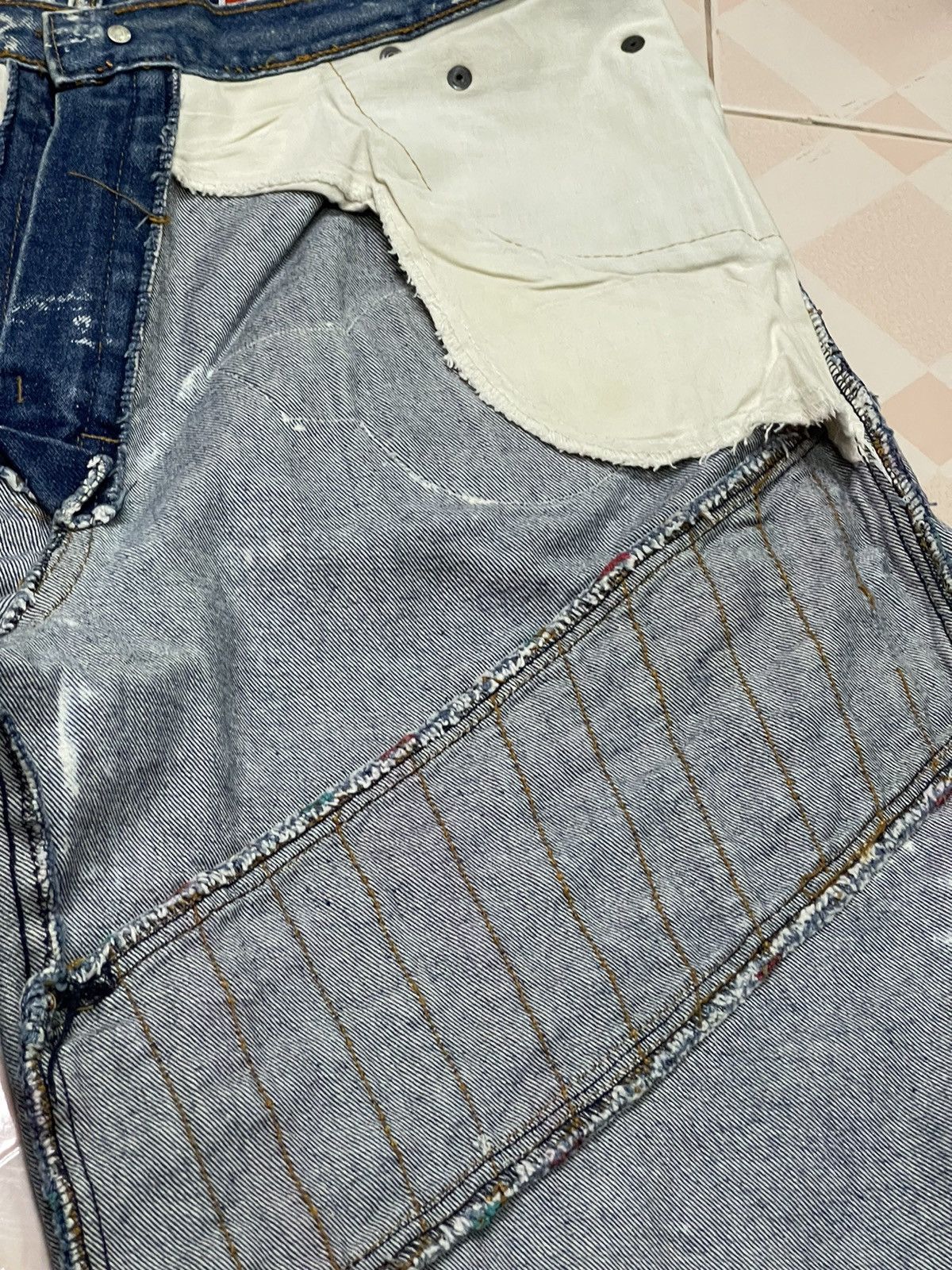 Japanese Brand × Vintage Vintage 80s style CARTINI ACIDWASH JEANS Size US 34 / EU 50 - 17 Thumbnail