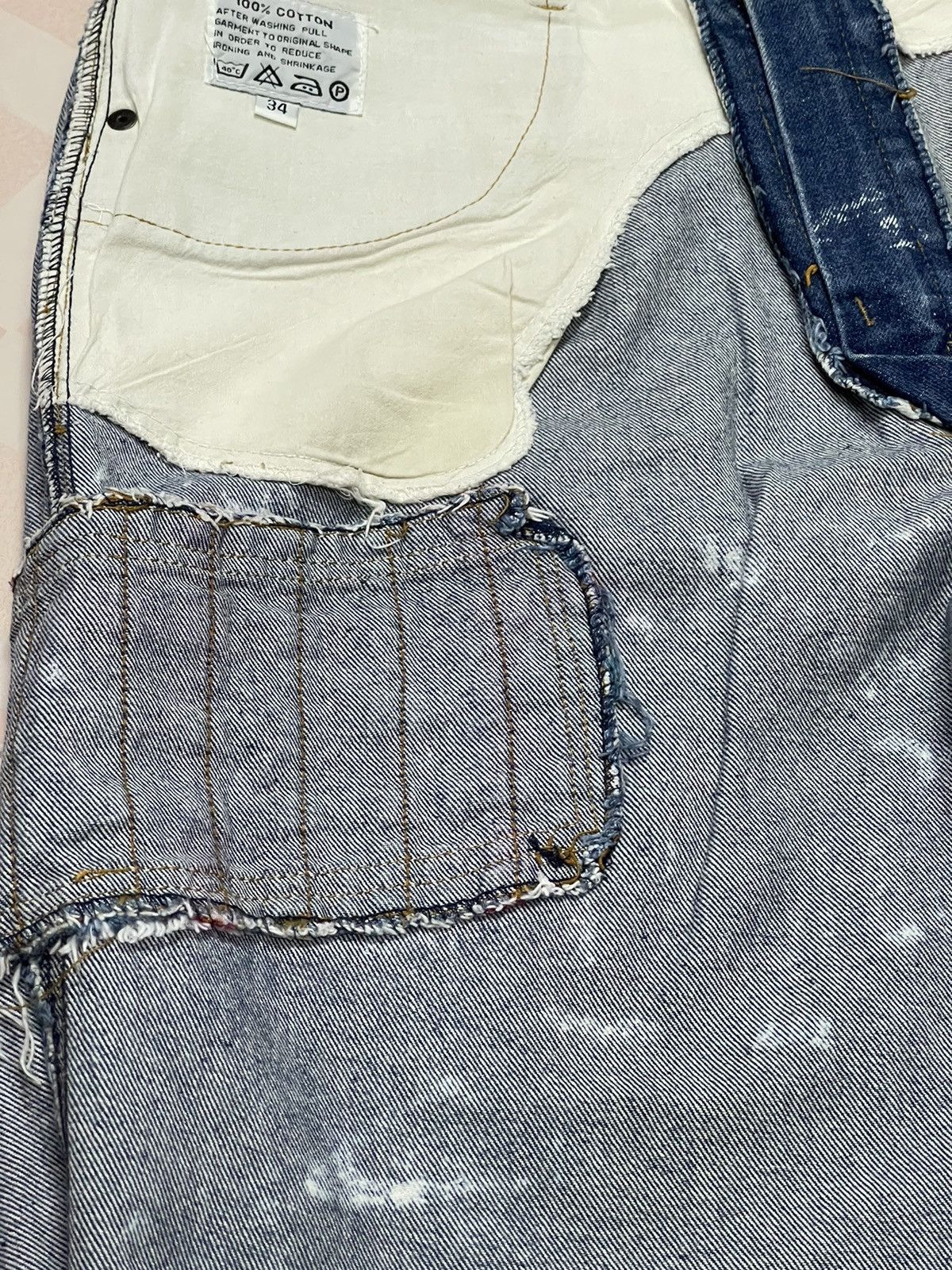 Japanese Brand × Vintage Vintage 80s style CARTINI ACIDWASH JEANS Size US 34 / EU 50 - 16 Thumbnail