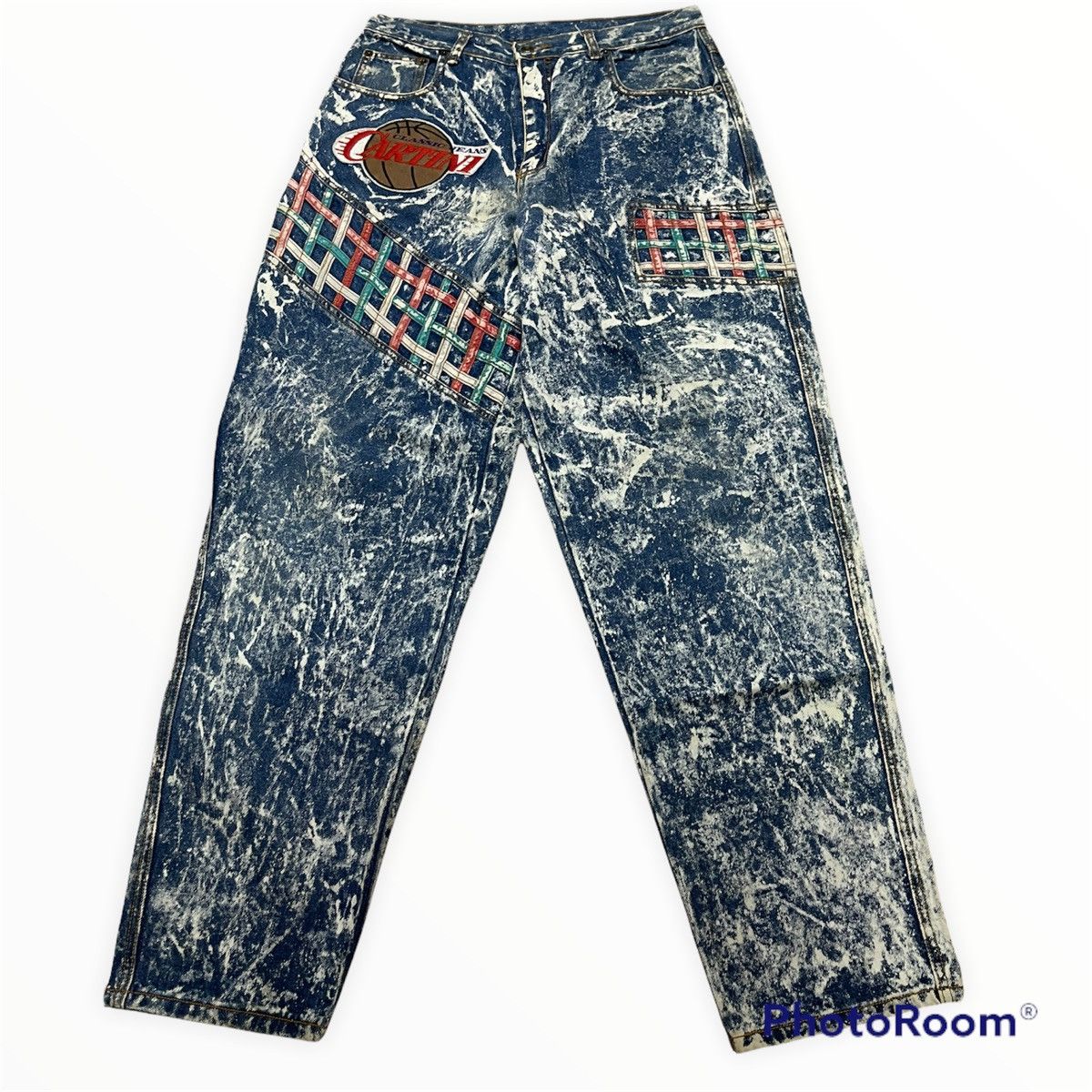Japanese Brand × Vintage Vintage 80s style CARTINI ACIDWASH JEANS Size US 34 / EU 50 - 1 Thumbnail
