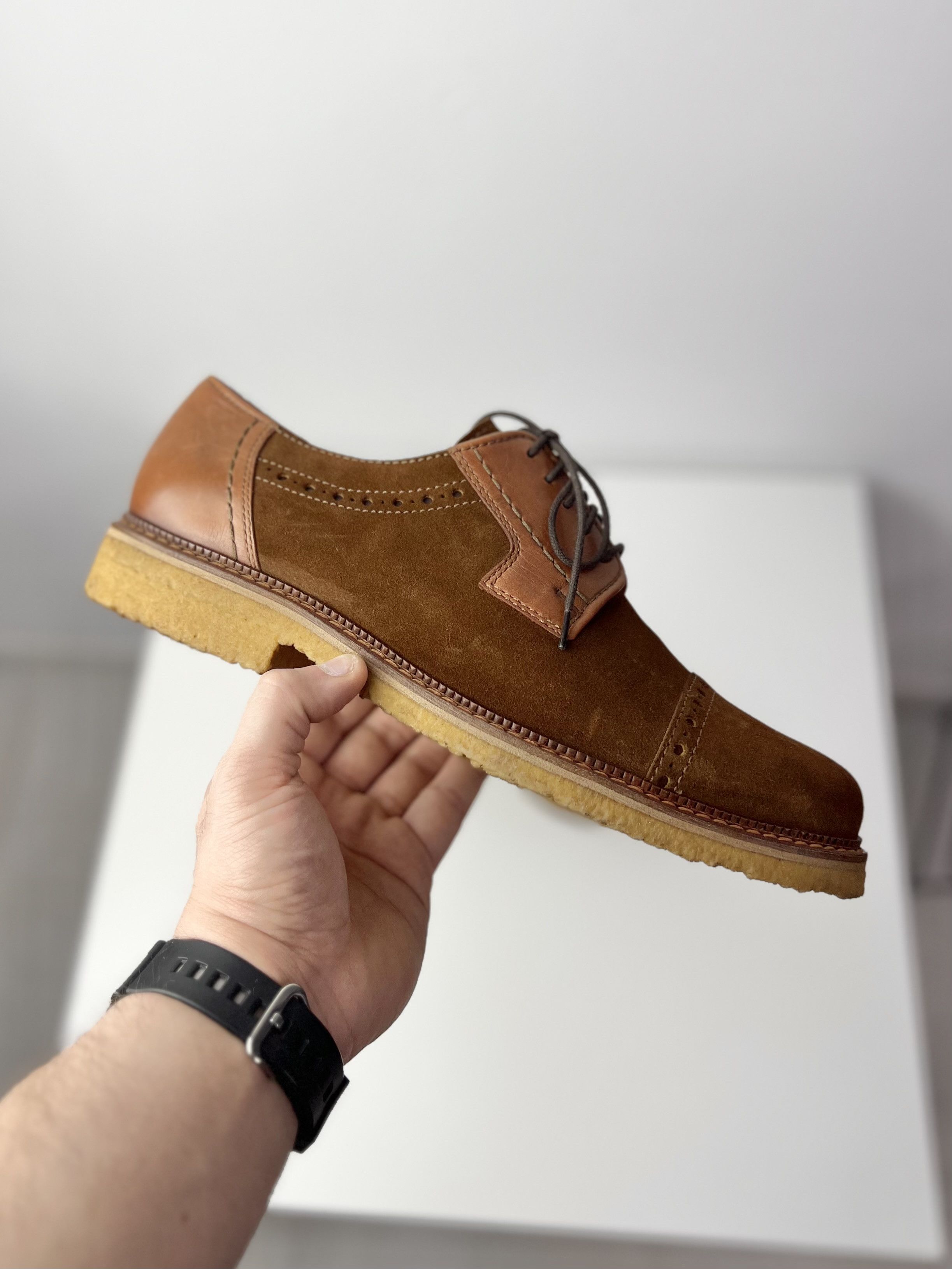 Apollo APOLLO WERTVOLLE HANDARBEIT suede shoes Size US 8.5 / EU 41-42 - 2 Thumbnail