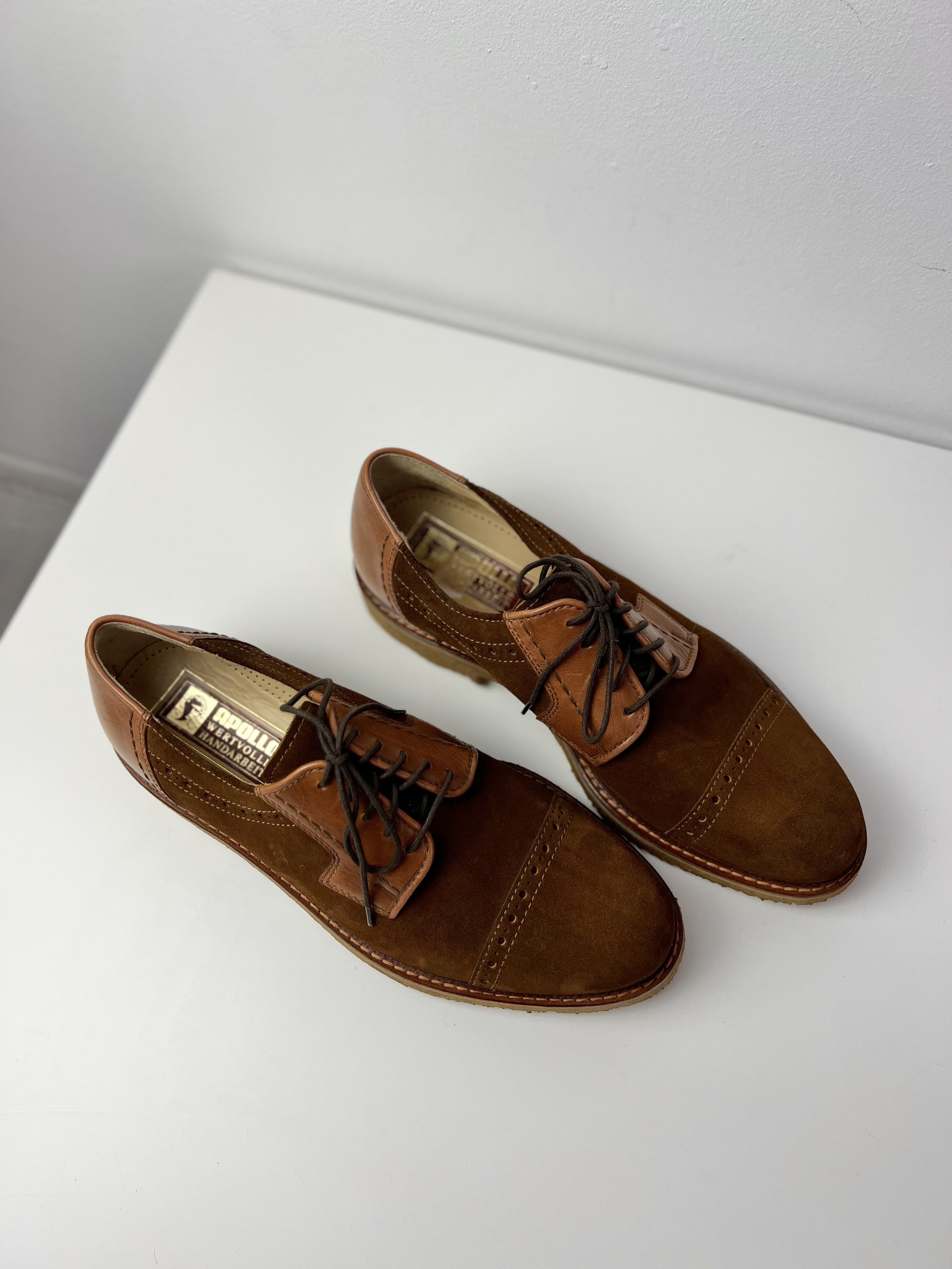 Apollo APOLLO WERTVOLLE HANDARBEIT suede shoes Size US 8.5 / EU 41-42 - 3 Thumbnail
