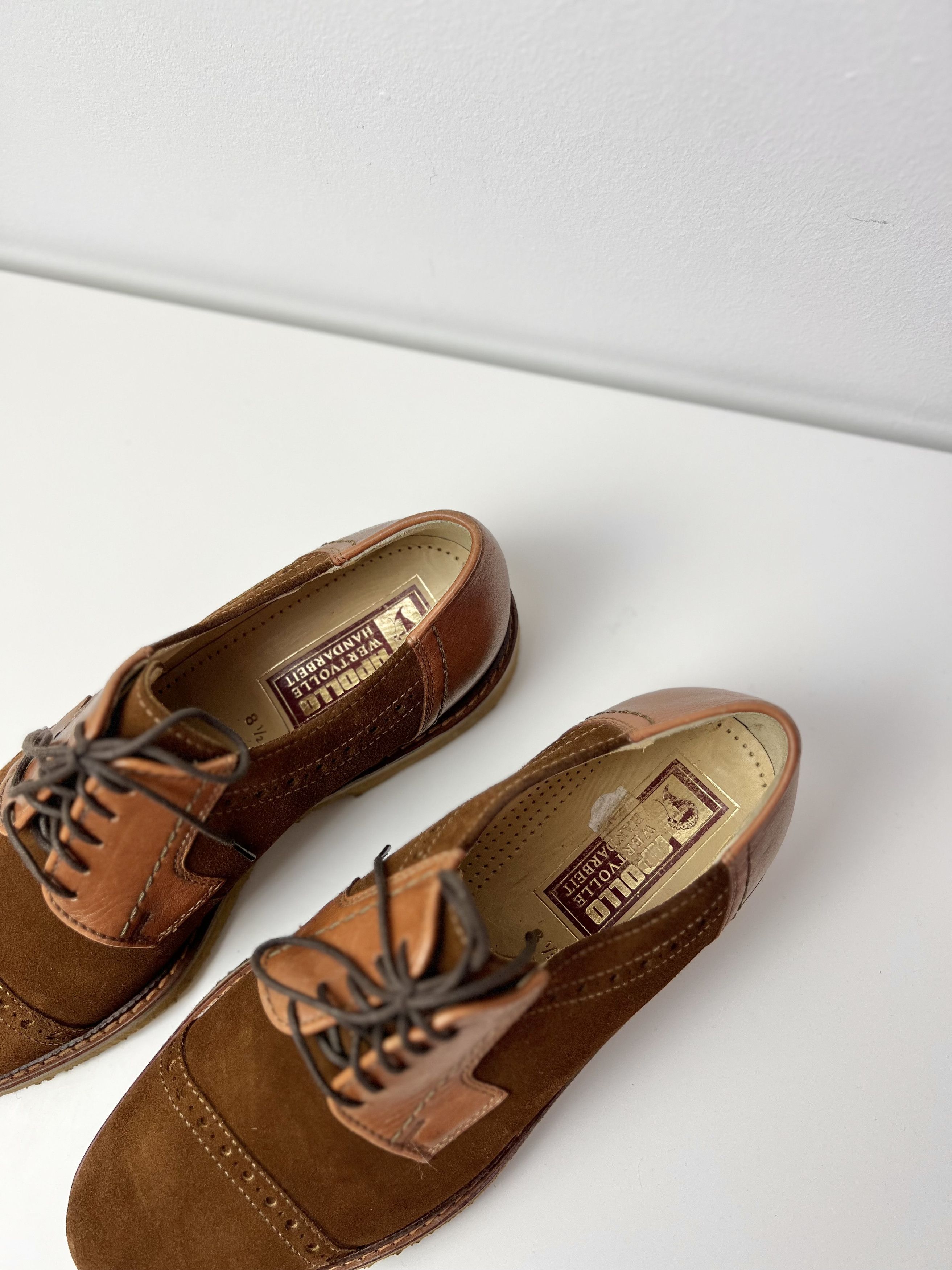 Apollo APOLLO WERTVOLLE HANDARBEIT suede shoes Size US 8.5 / EU 41-42 - 5 Thumbnail