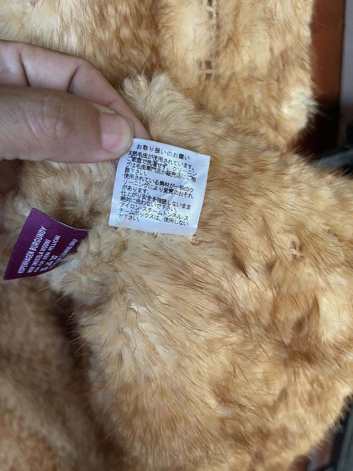 Vera Pelle Rare luxury style MINK FUR ROSES VEST Size 46L - 17 Thumbnail