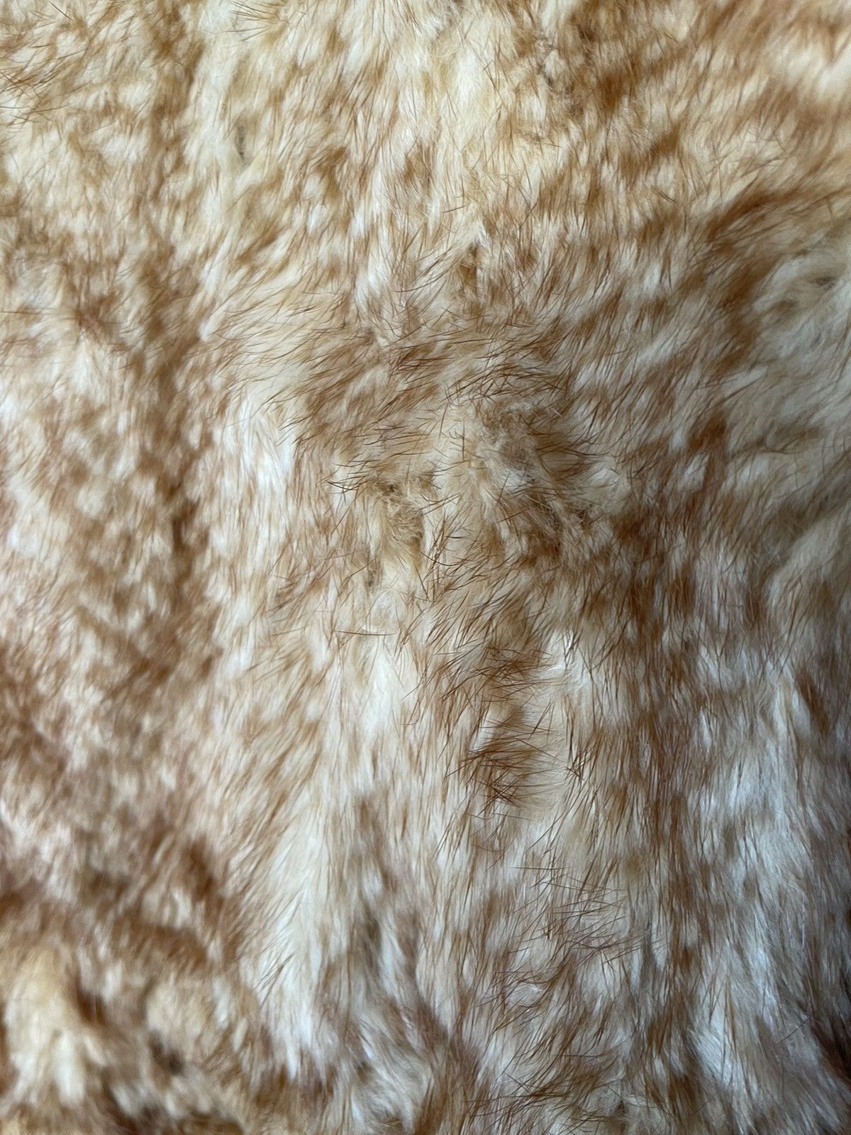 Vera Pelle Rare luxury style MINK FUR ROSES VEST Size 46L - 10 Thumbnail