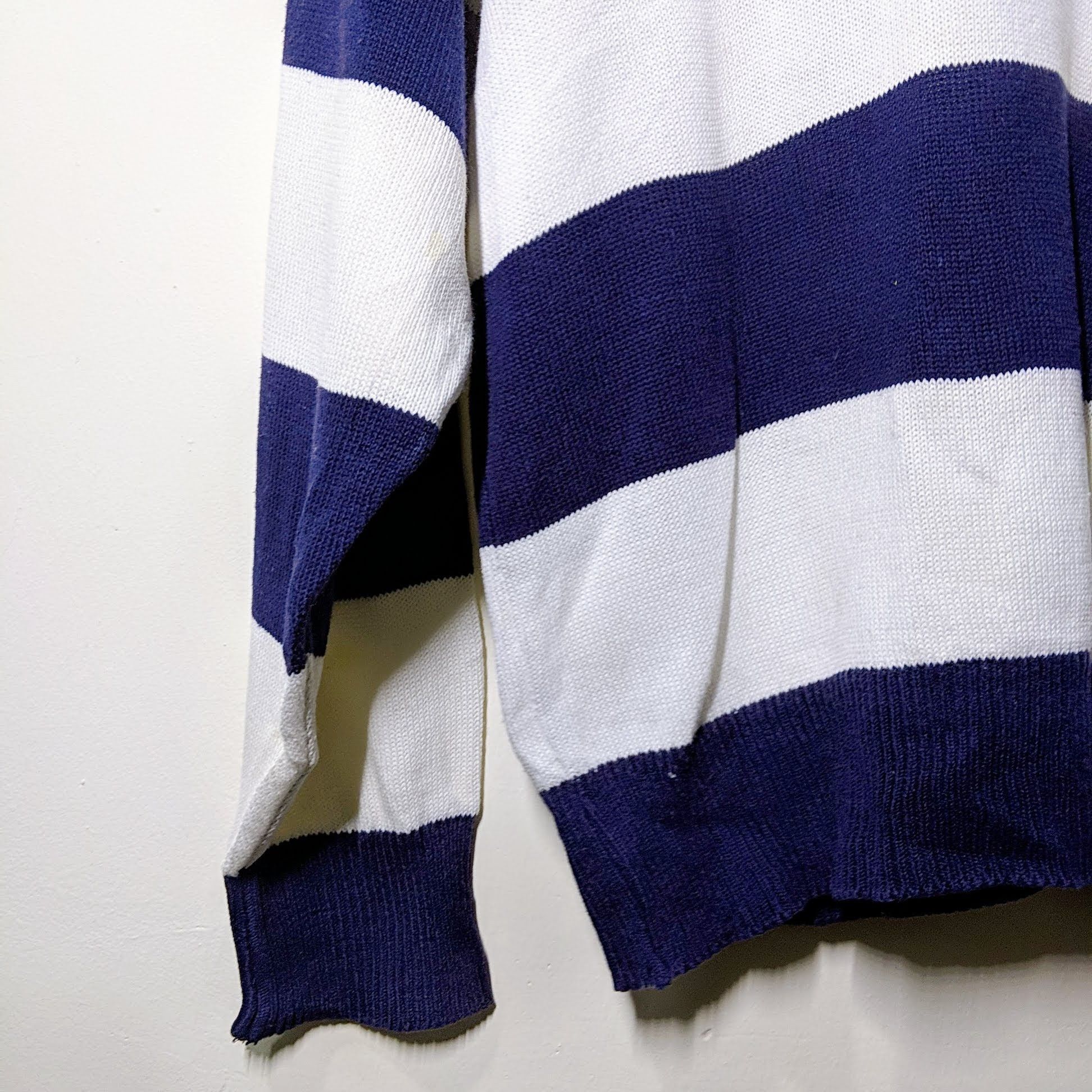 Japanese Brand Vintage Florida Embroidery Logo Stripe Knitwear Jumper Size US M / EU 48-50 / 2 - 10 Thumbnail