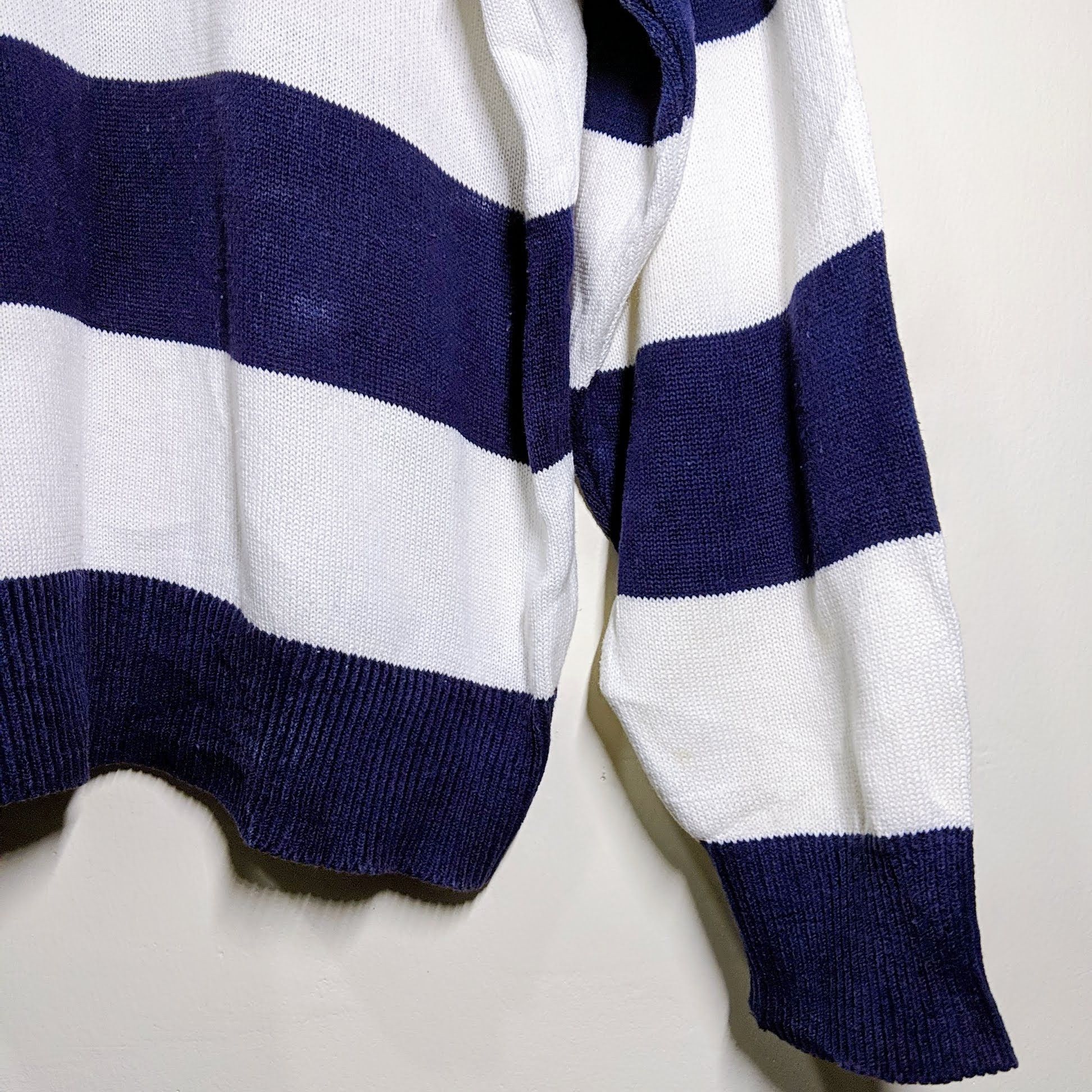 Japanese Brand Vintage Florida Embroidery Logo Stripe Knitwear Jumper Size US M / EU 48-50 / 2 - 5 Thumbnail