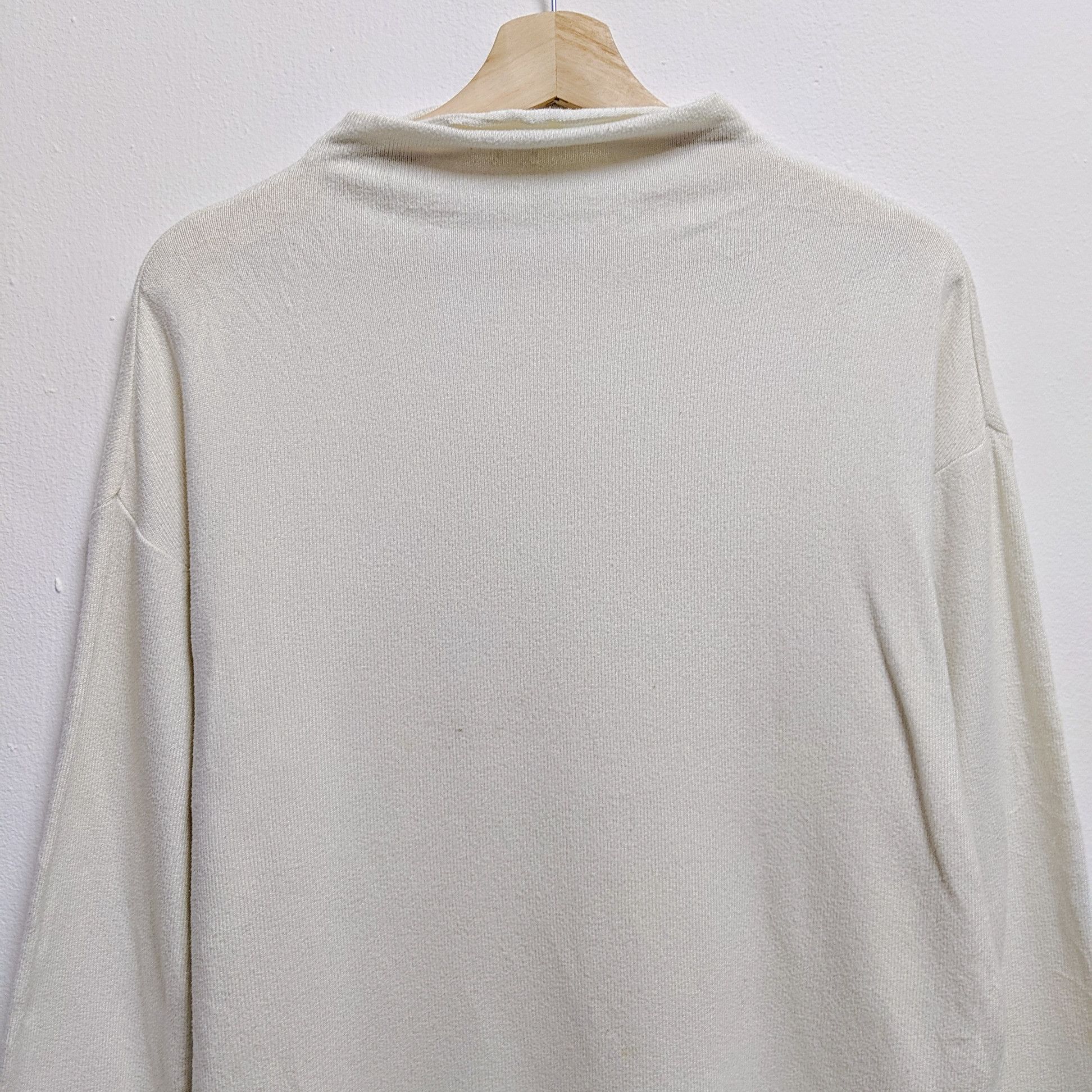 Japanese Brand × Vintage Vintage Japanese Plain Turtle Neck Knitwear Size US M / EU 48-50 / 2 - 4 Thumbnail