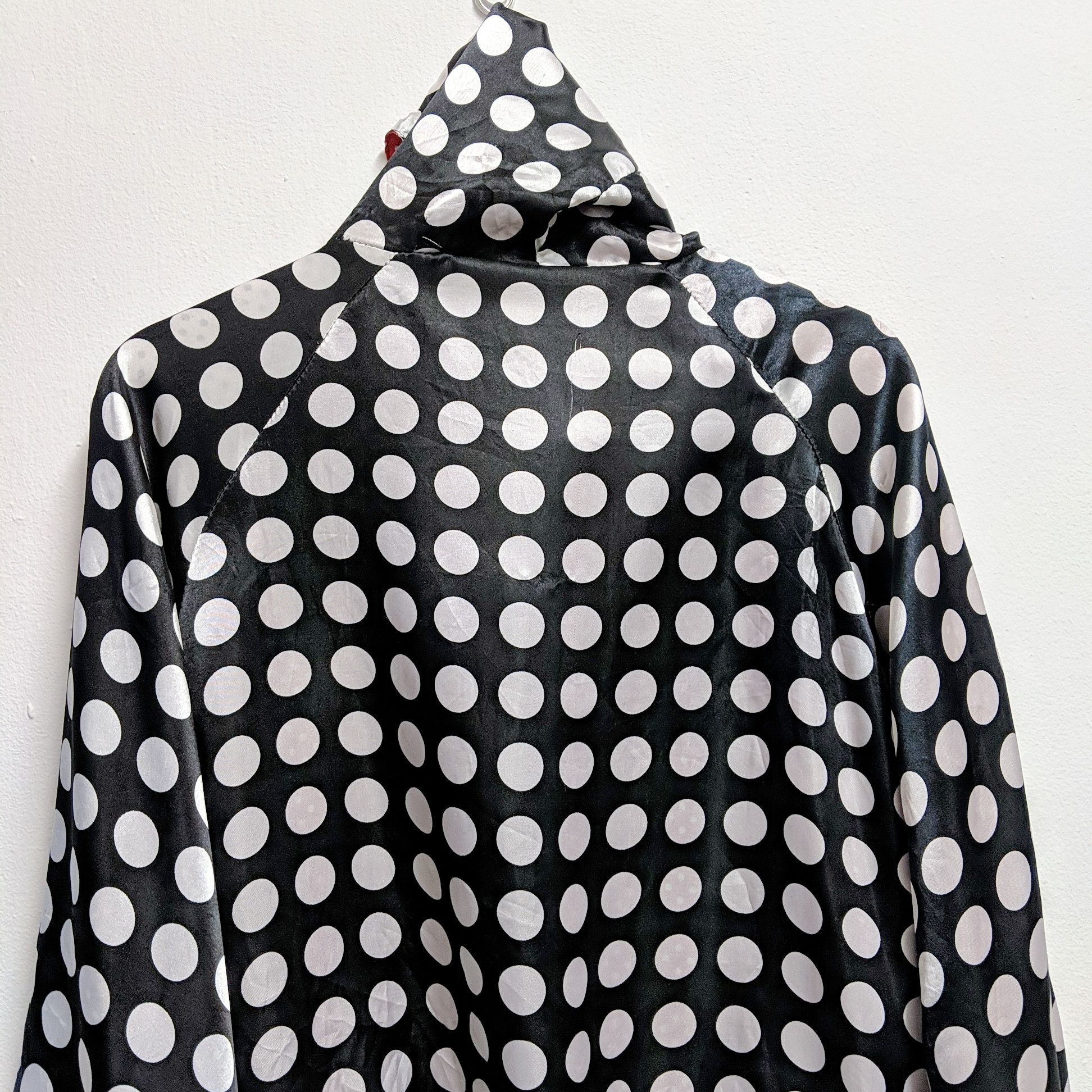 Japanese Brand Vintage Japanese Japan Dots Light Jacket Zipper Ups Hooded Size US L / EU 52-54 / 3 - 2 Thumbnail