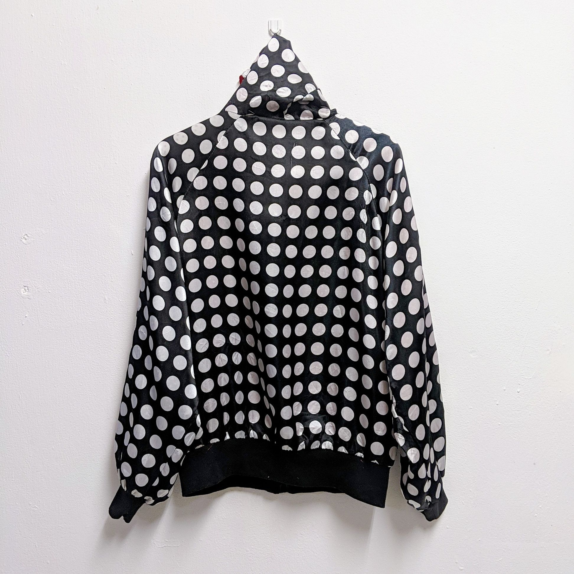 Japanese Brand Vintage Japanese Japan Dots Light Jacket Zipper Ups Hooded Size US L / EU 52-54 / 3 - 5 Thumbnail