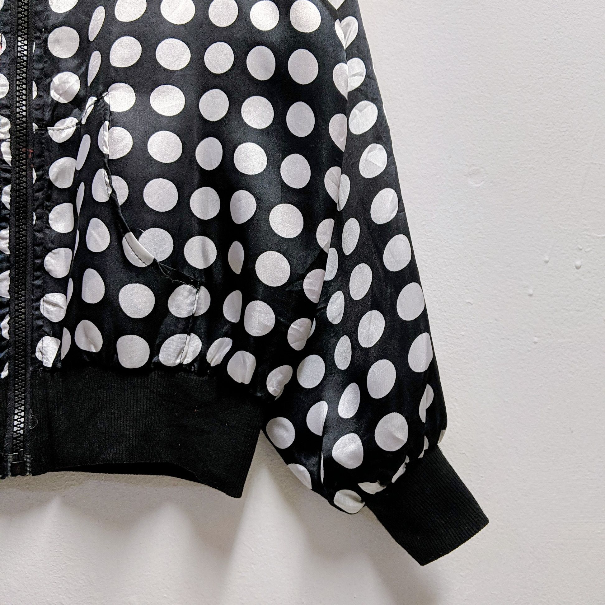 Japanese Brand Vintage Japanese Japan Dots Light Jacket Zipper Ups Hooded Size US L / EU 52-54 / 3 - 8 Thumbnail