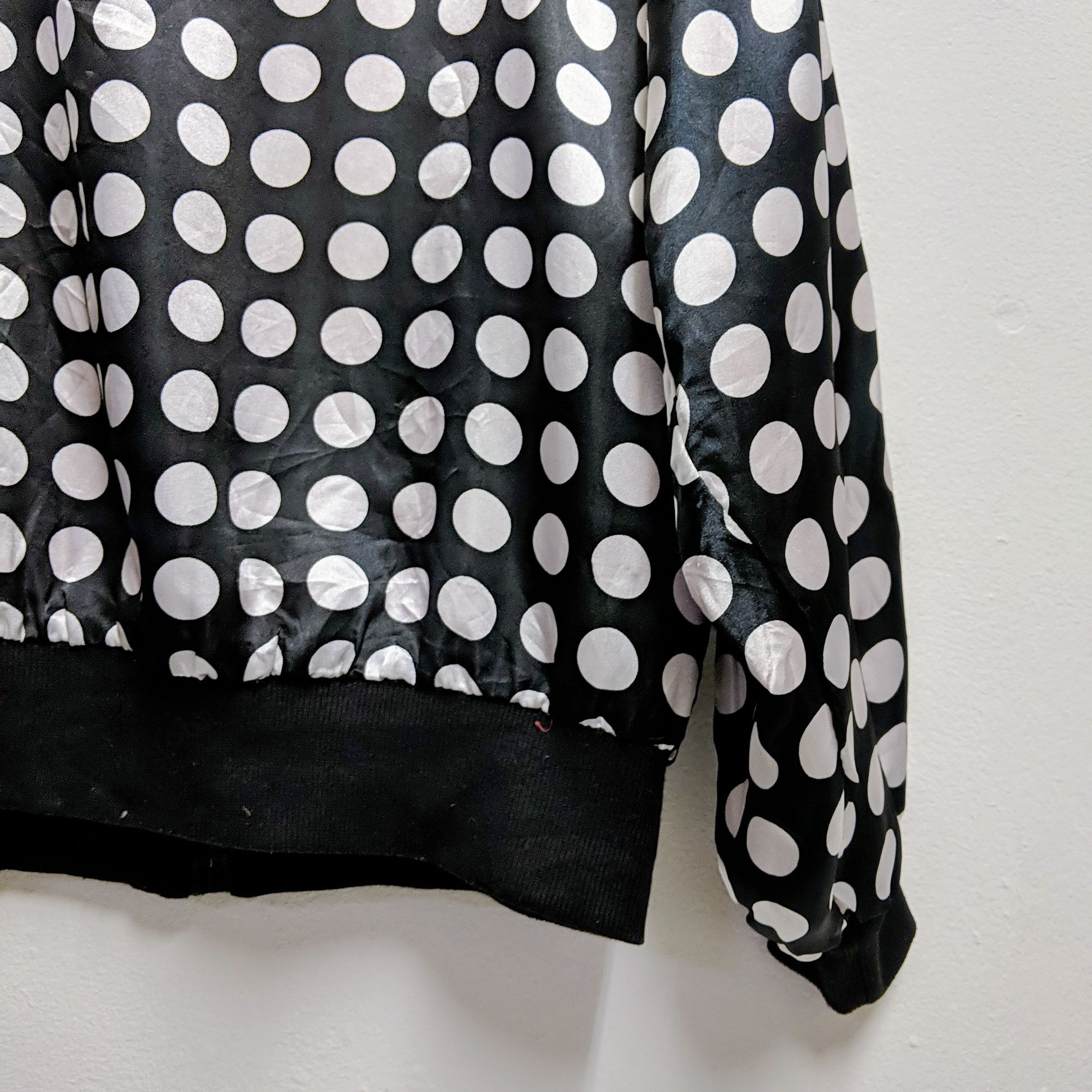 Japanese Brand Vintage Japanese Japan Dots Light Jacket Zipper Ups Hooded Size US L / EU 52-54 / 3 - 3 Thumbnail