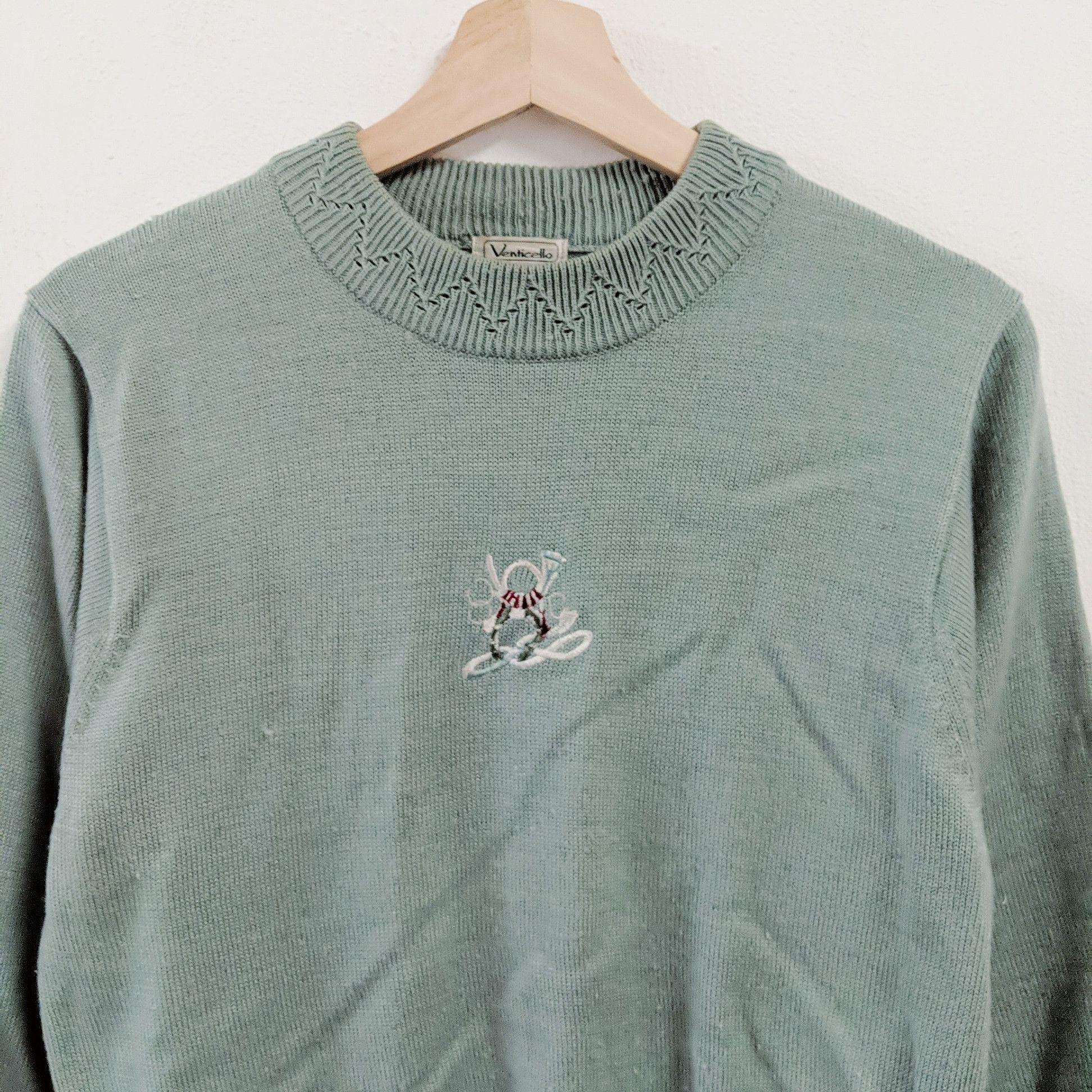 Japanese Brand Vintage Venticello Embroidery Knitwear Sweater Jumper Size US S / EU 44-46 / 1 - 11 Thumbnail