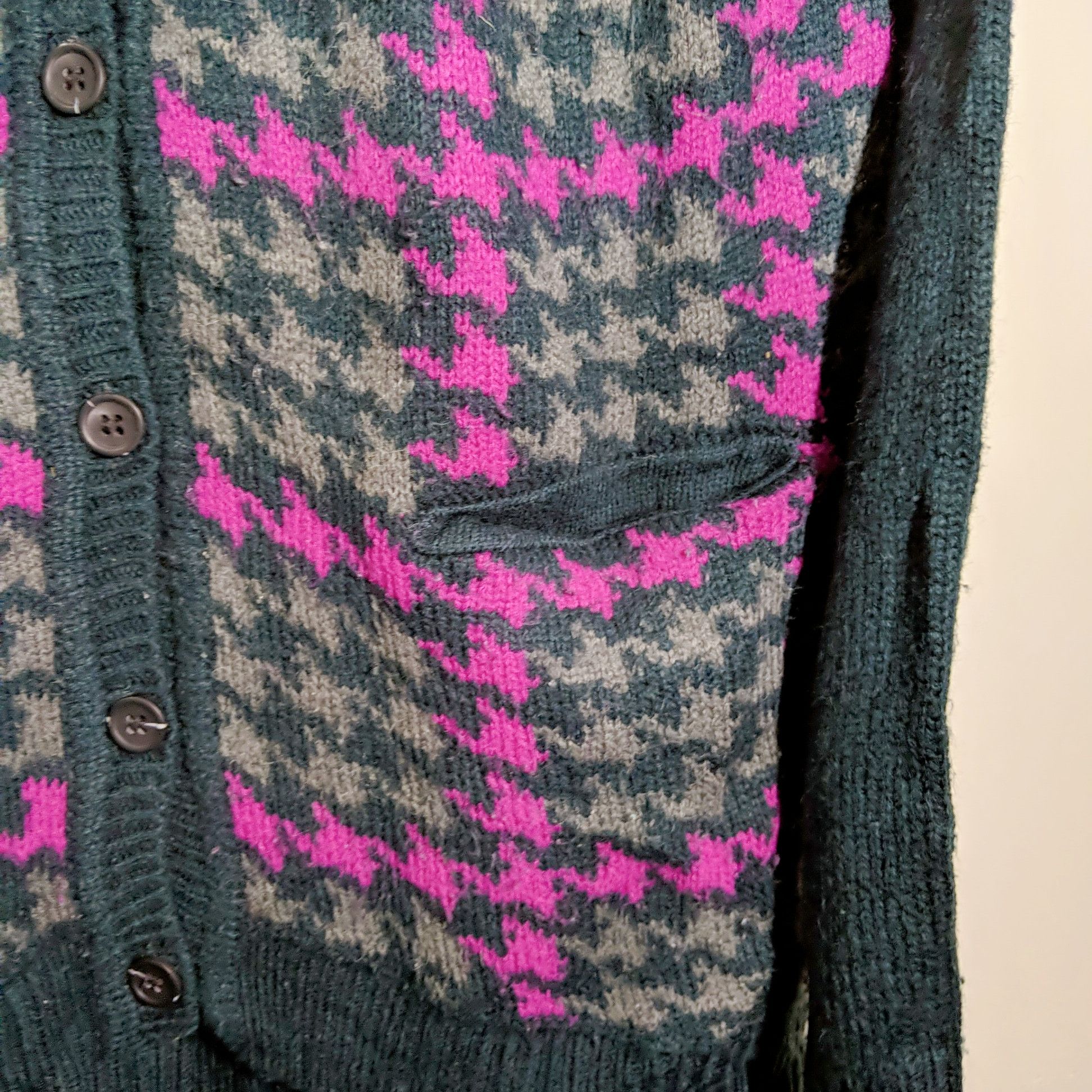Japanese Brand Vintage Global Work Knitwear Sweater With Pocket Size US S / EU 44-46 / 1 - 2 Thumbnail