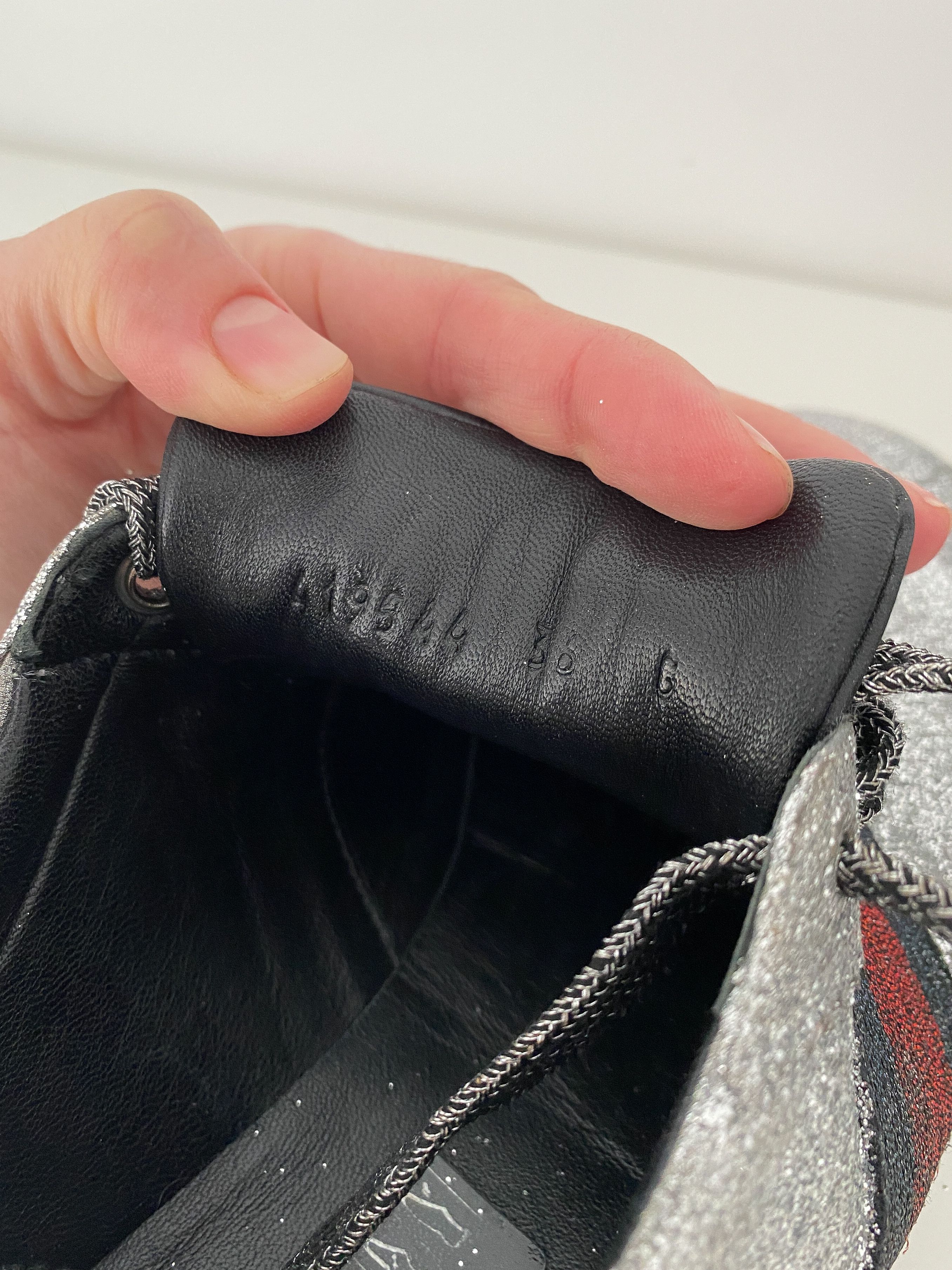 Gucci Gucci Silver Glitter Ace Size US 6 / IT 36 - 10 Thumbnail