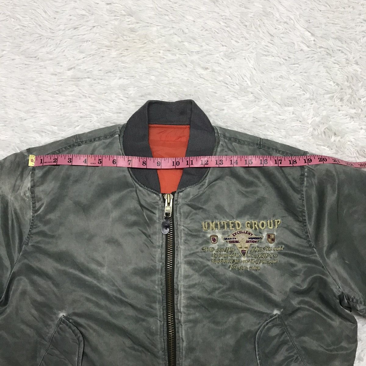 Japanese Brand MA-1 Bomber Jacket Type Machope Size US M / EU 48-50 / 2 - 16 Thumbnail