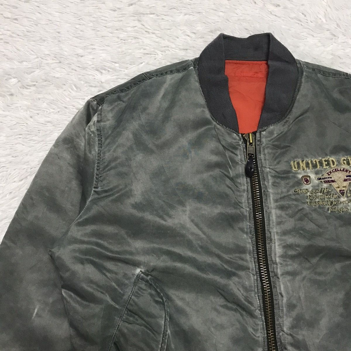 Japanese Brand MA-1 Bomber Jacket Type Machope Size US M / EU 48-50 / 2 - 6 Thumbnail