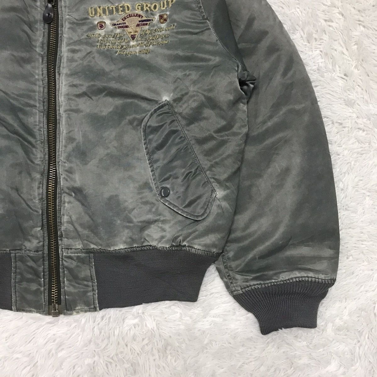 Japanese Brand MA-1 Bomber Jacket Type Machope Size US M / EU 48-50 / 2 - 4 Thumbnail