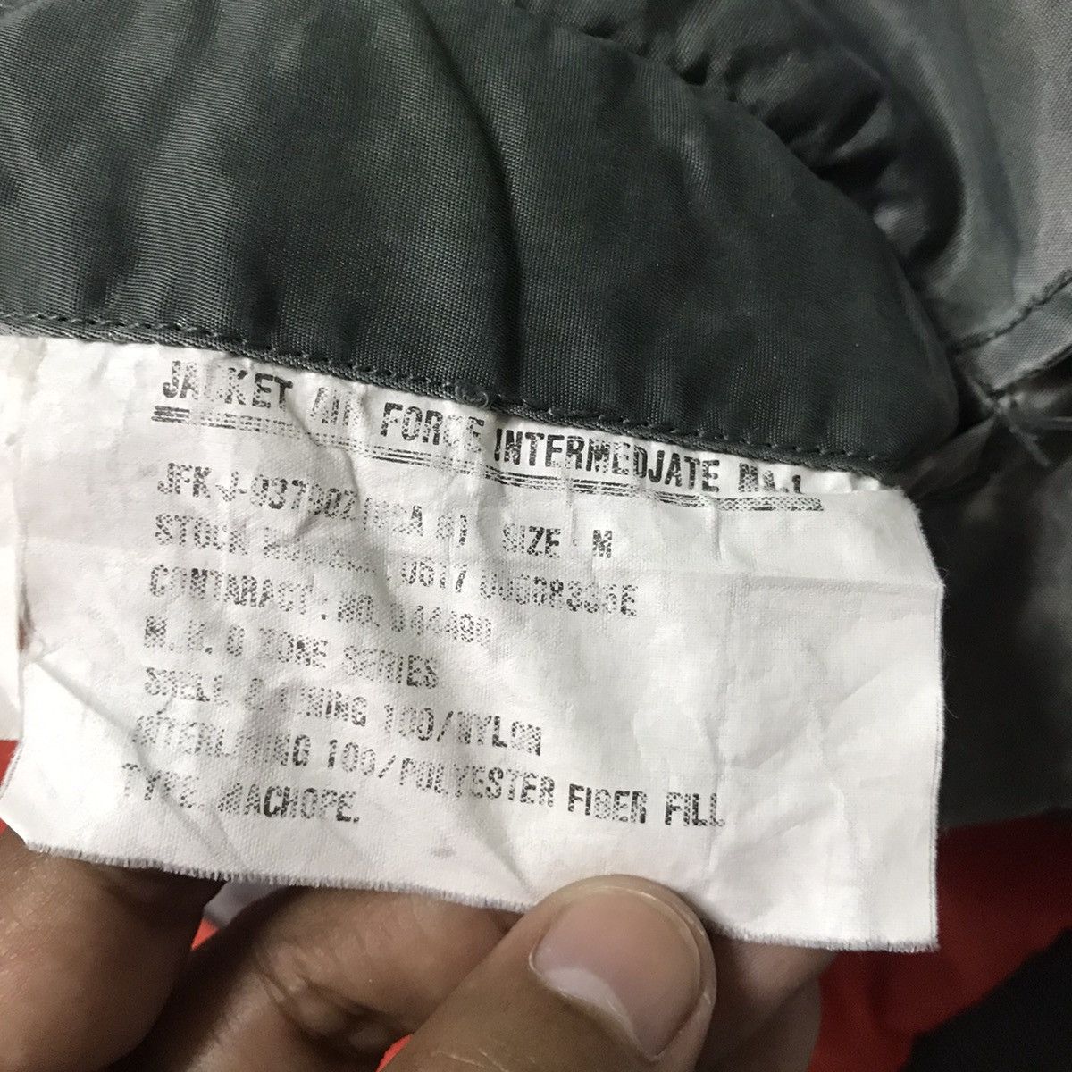 Japanese Brand MA-1 Bomber Jacket Type Machope Size US M / EU 48-50 / 2 - 18 Thumbnail