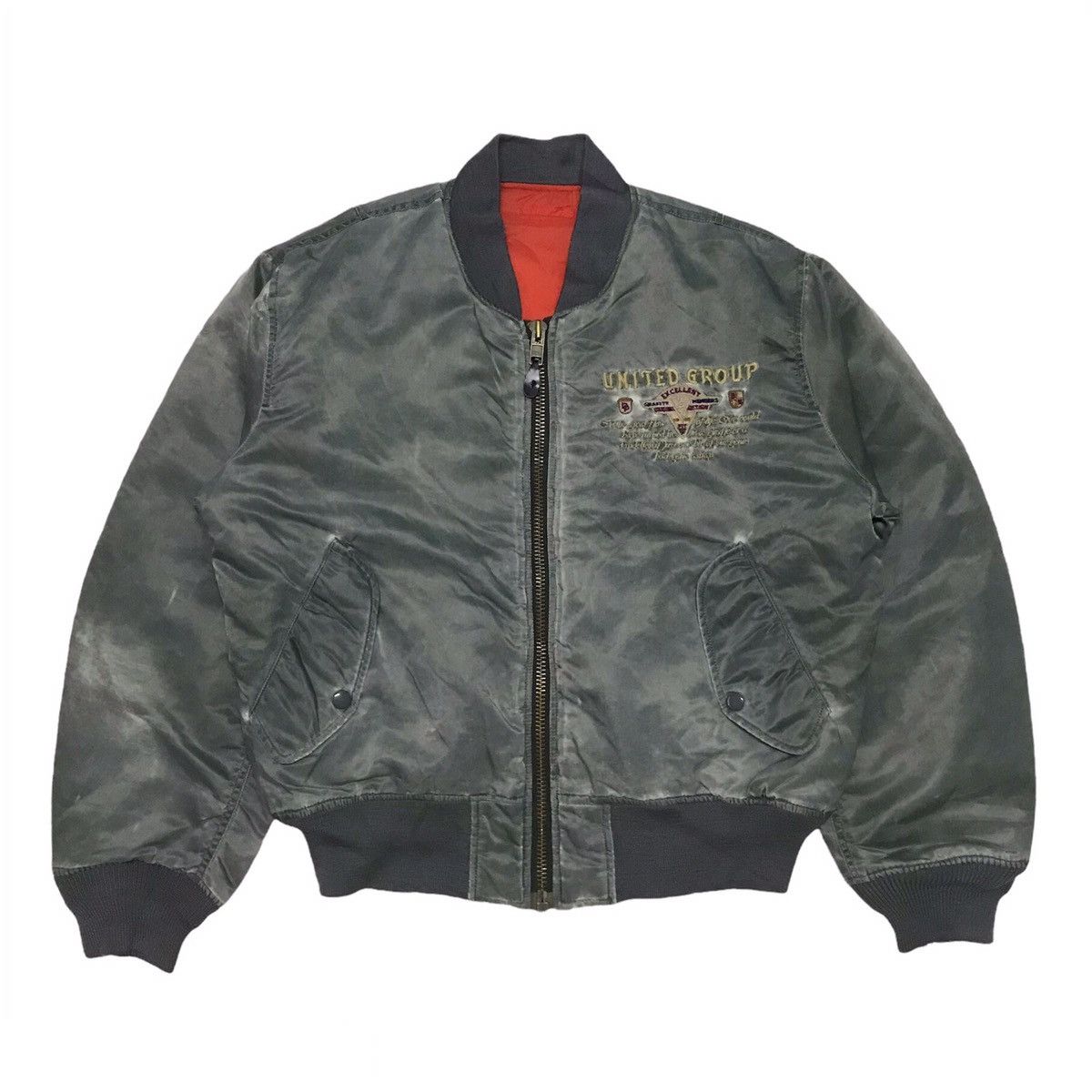Japanese Brand MA-1 Bomber Jacket Type Machope Size US M / EU 48-50 / 2 - 2 Thumbnail