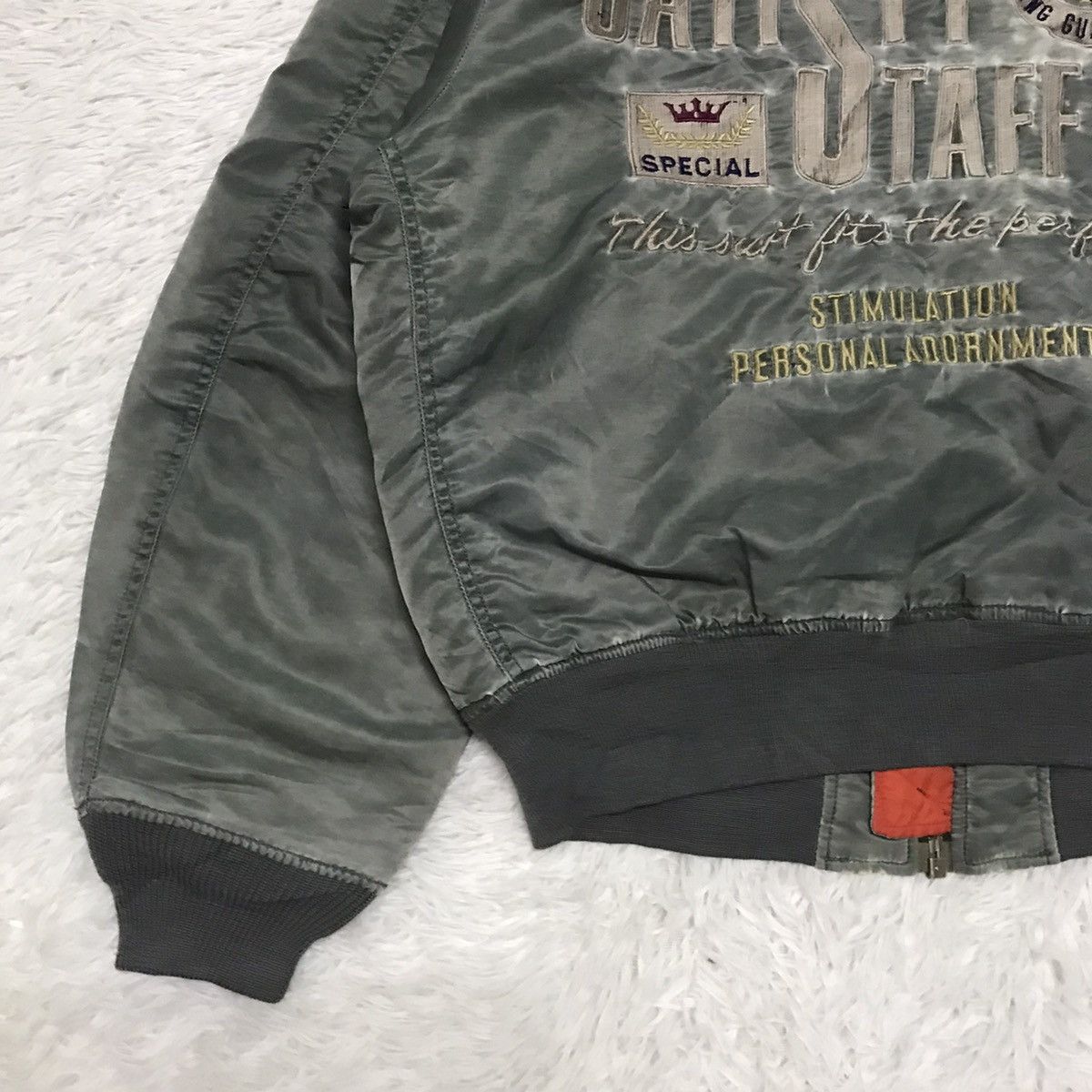 Japanese Brand MA-1 Bomber Jacket Type Machope Size US M / EU 48-50 / 2 - 8 Thumbnail