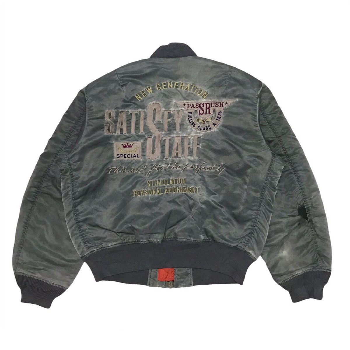 Japanese Brand MA-1 Bomber Jacket Type Machope Size US M / EU 48-50 / 2 - 1 Thumbnail