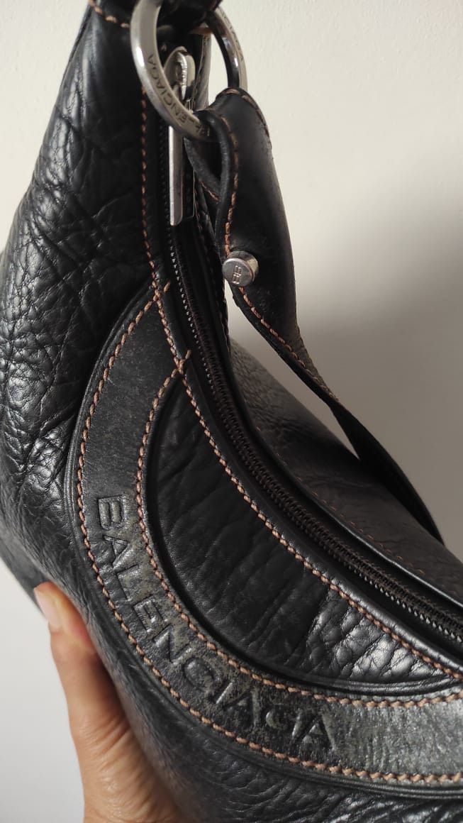 Balenciaga × Leather × Vintage Vintage Balenciaga Paris BB Leather Women Shoulder Tote Bag Size ONE SIZE - 15 Thumbnail