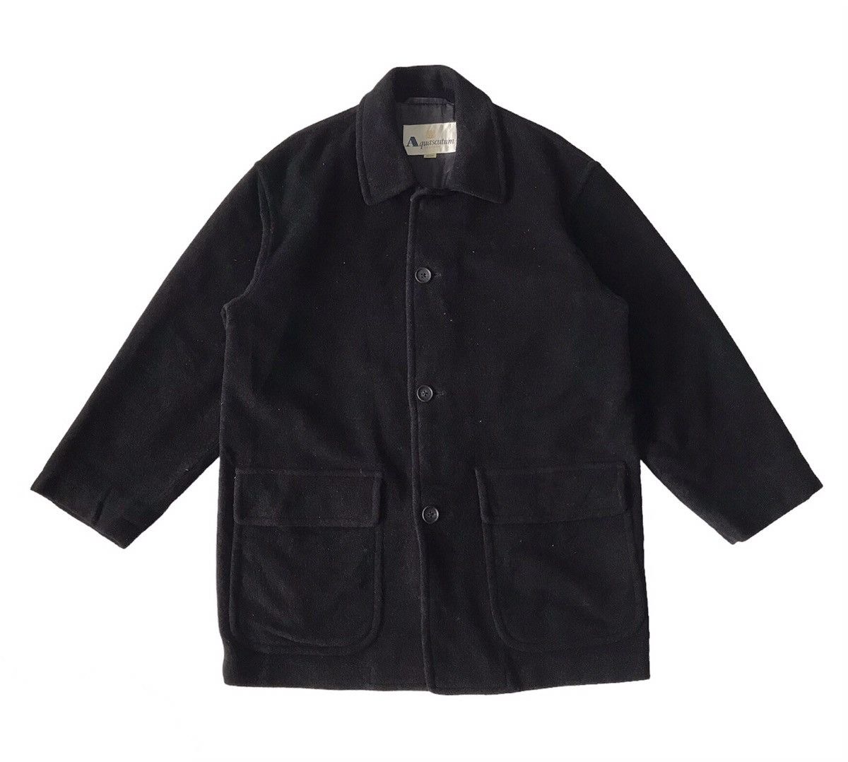 Aquascutum Aquascutum Blend Wool Mid Like Jacket Size US M / EU 48-50 / 2 - 1 Thumbnail