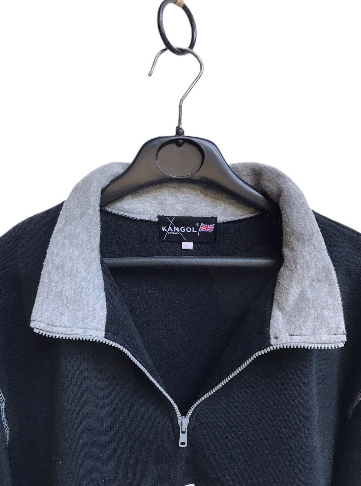 Kangol × Vintage 🔥Kangol Zipper Neck Sweatshirt Size US L / EU 52-54 / 3 - 5 Thumbnail