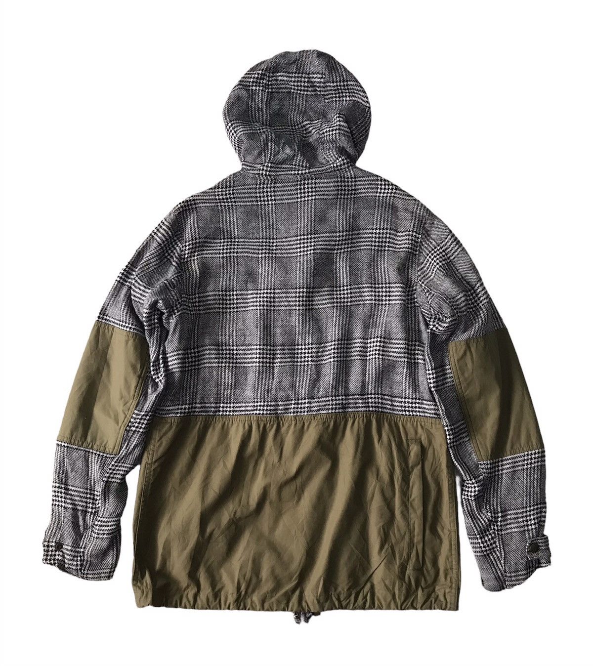 Japanese Brand Archival Red Seam Two Clothes Constructed Jacket Hooded Size US M / EU 48-50 / 2 - 2 Thumbnail