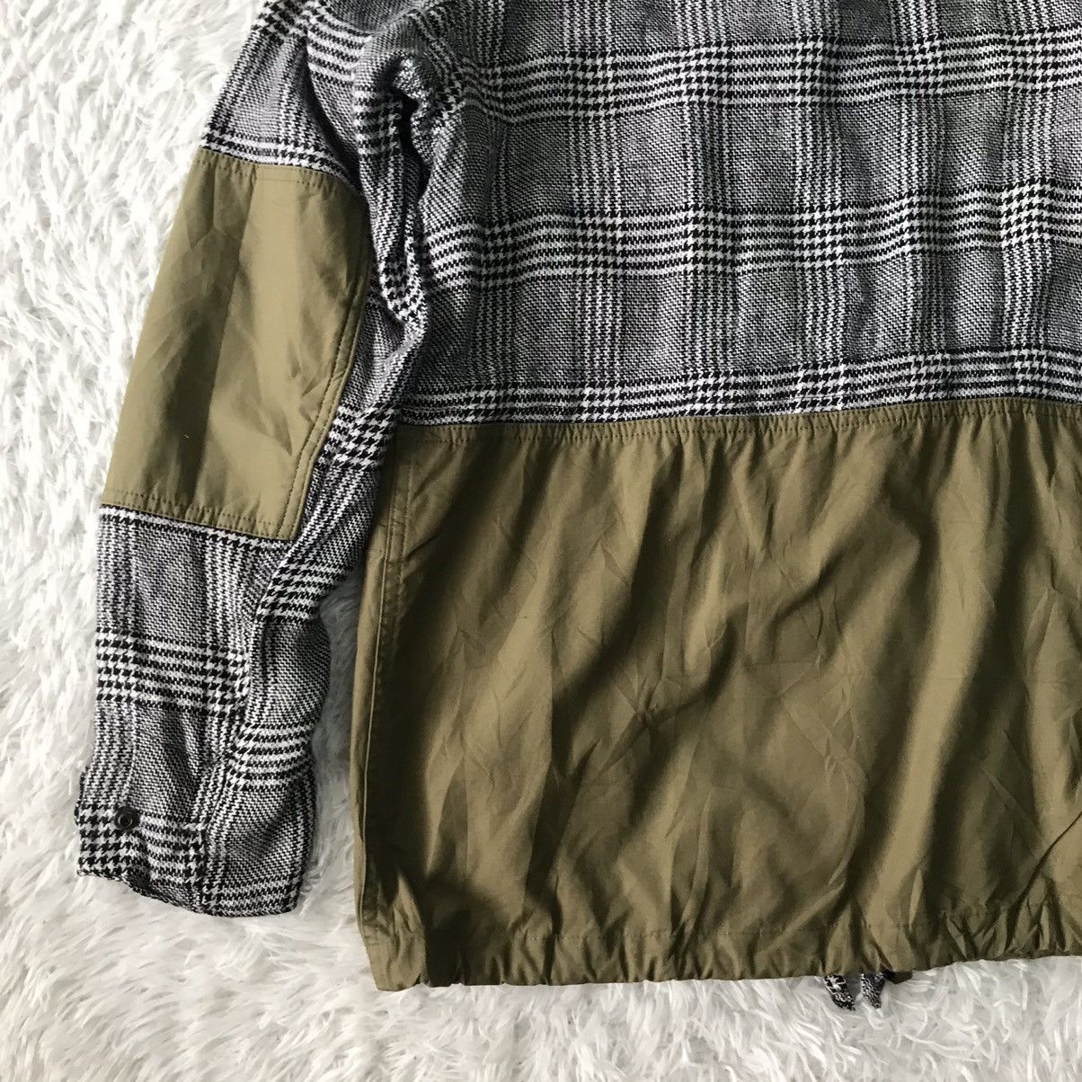 Japanese Brand Archival Red Seam Two Clothes Constructed Jacket Hooded Size US M / EU 48-50 / 2 - 8 Thumbnail