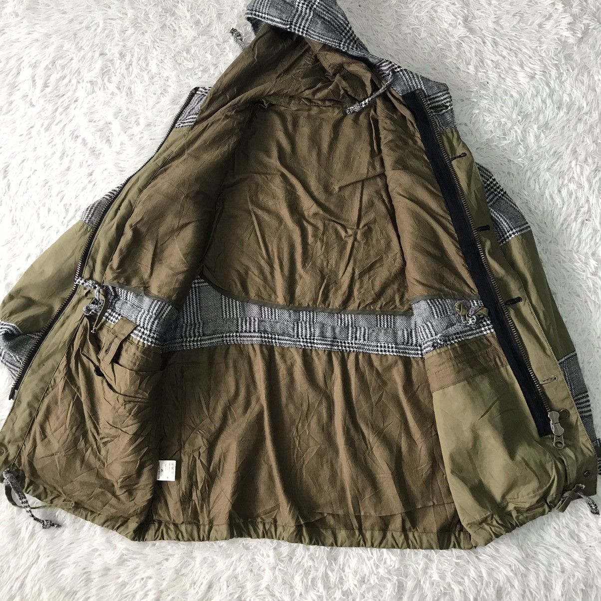 Japanese Brand Archival Red Seam Two Clothes Constructed Jacket Hooded Size US M / EU 48-50 / 2 - 15 Thumbnail